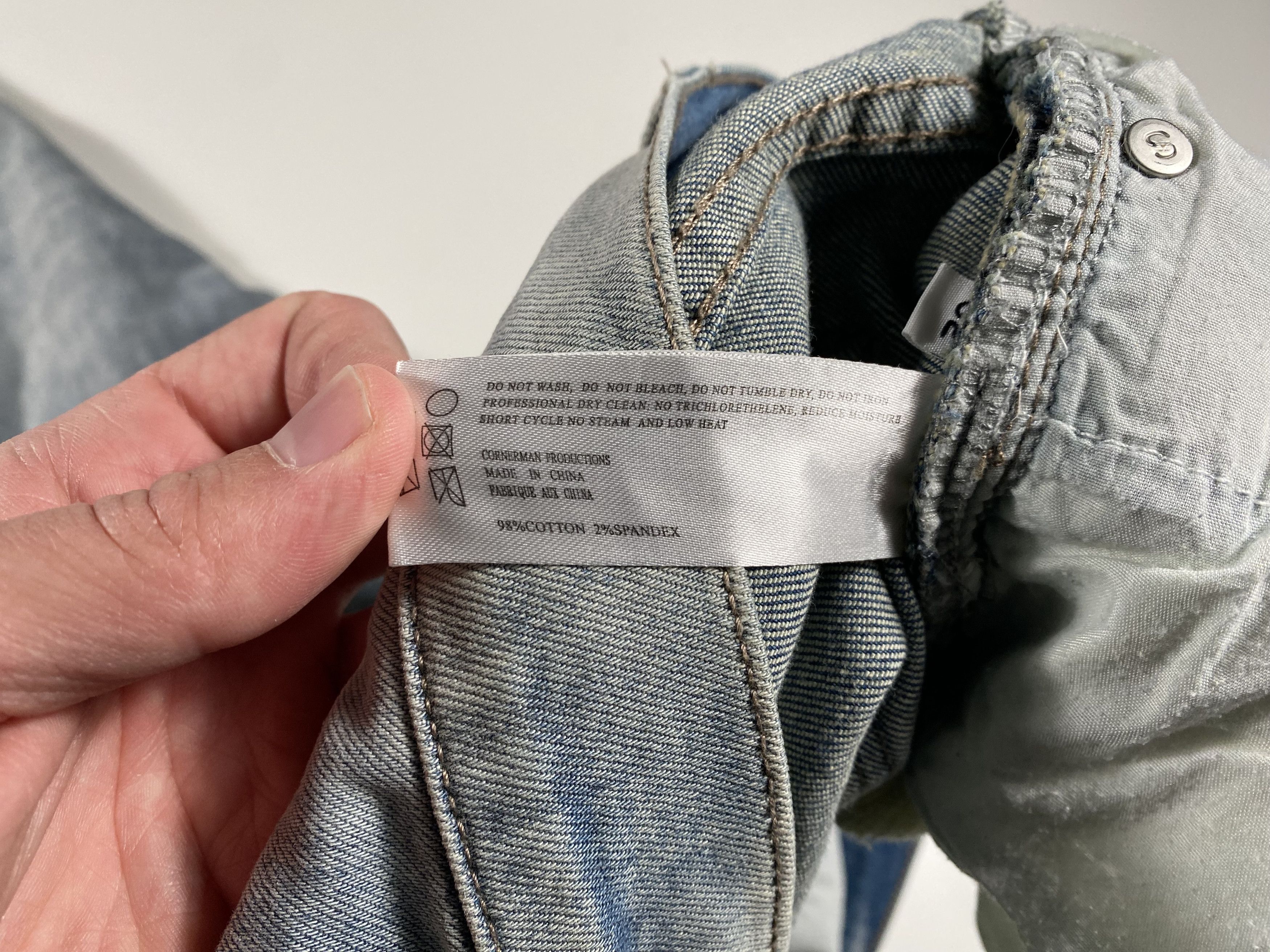 Stampd Stampd Destroyed Light Wash Denim Jeans 32x29 Size US 32 / EU 48 - 5 Thumbnail