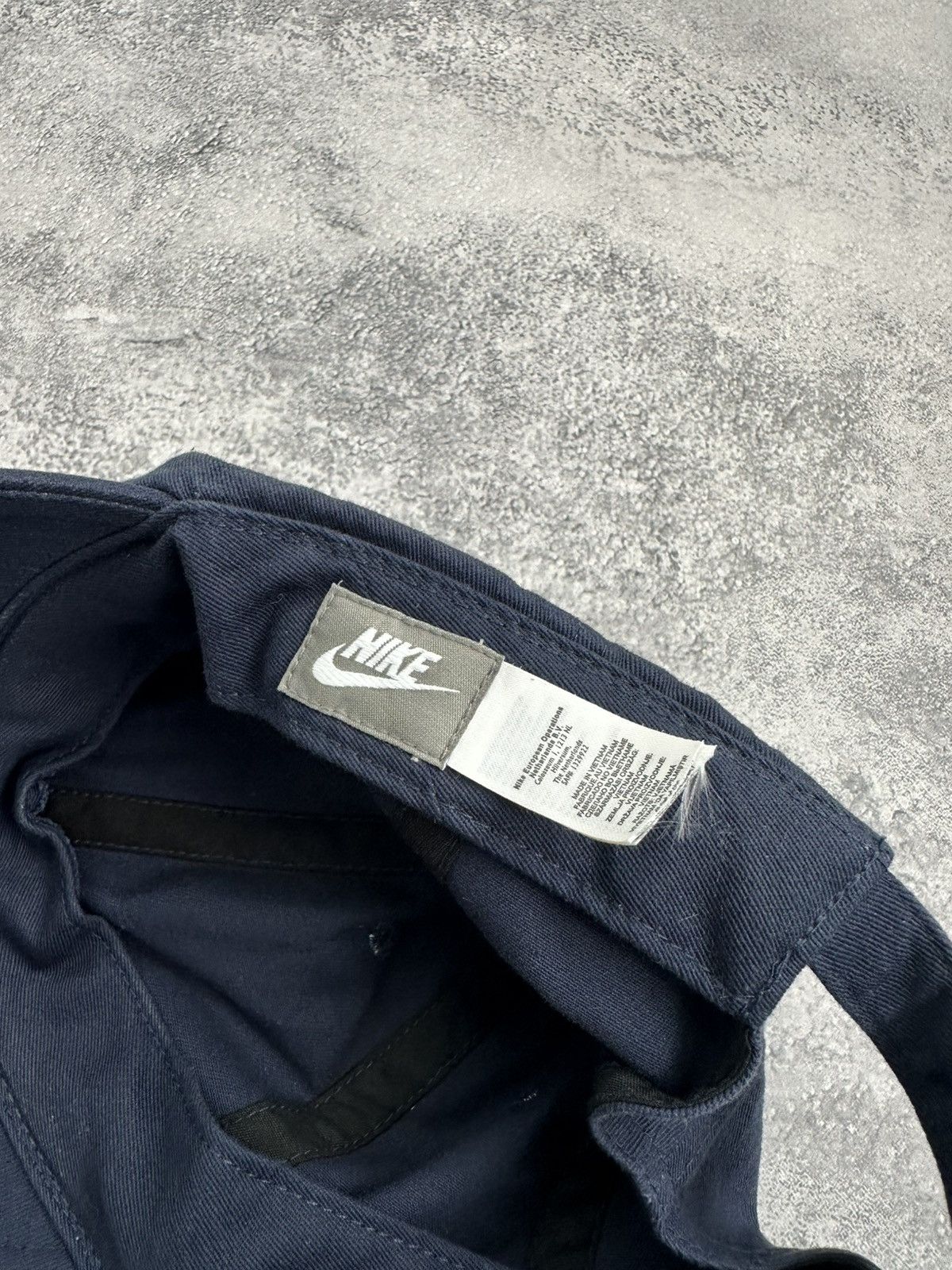 Nike Nike Vintage Cap Double Swoosh Y2K Drill Blue Hat small size Size ONE SIZE - 12 Thumbnail