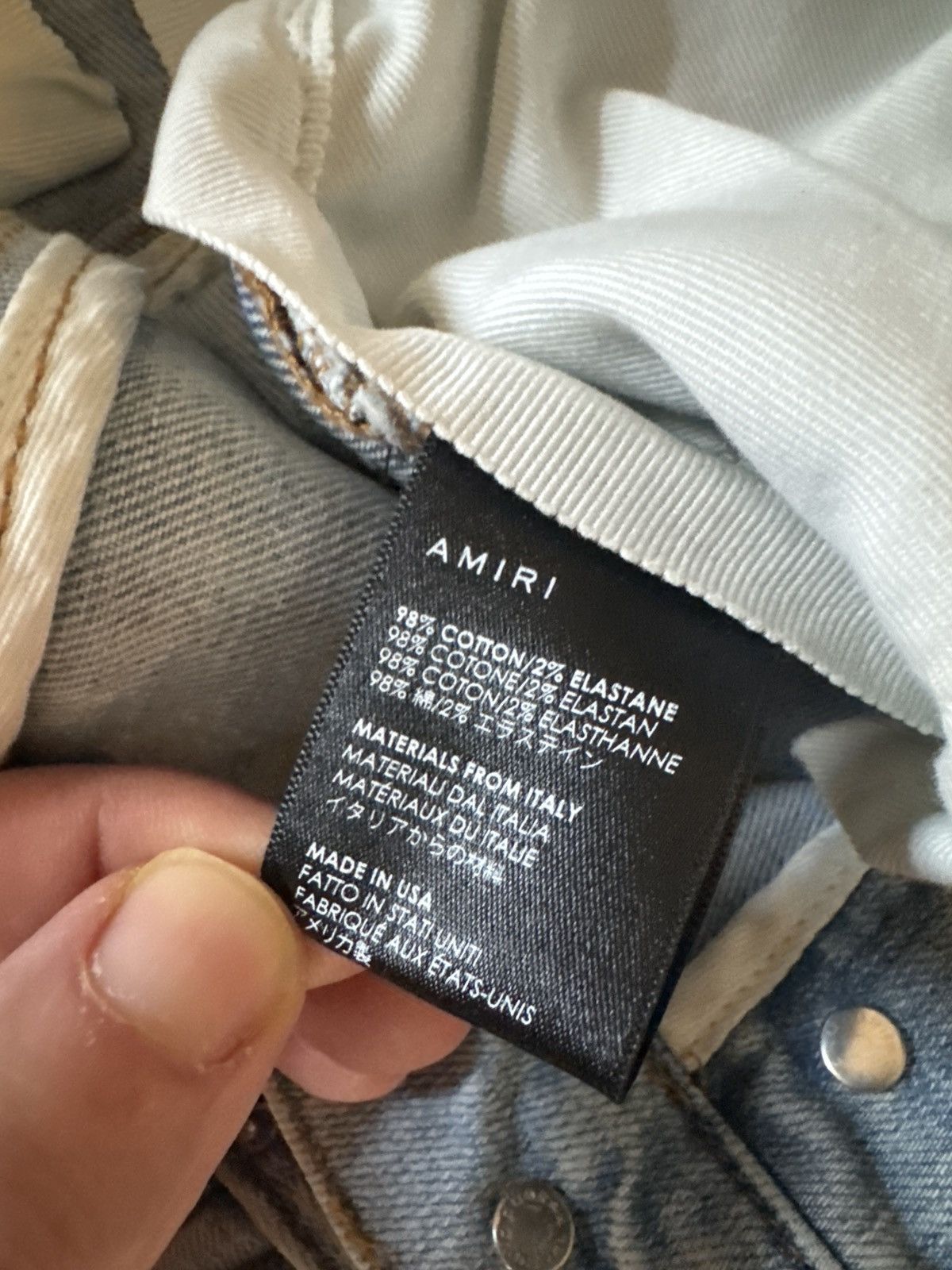 Amiri AMIRI SIZE 36 TIE DYE MX1 JEAN SKY INDIGO Size US 36 / EU 52 - 10 Thumbnail
