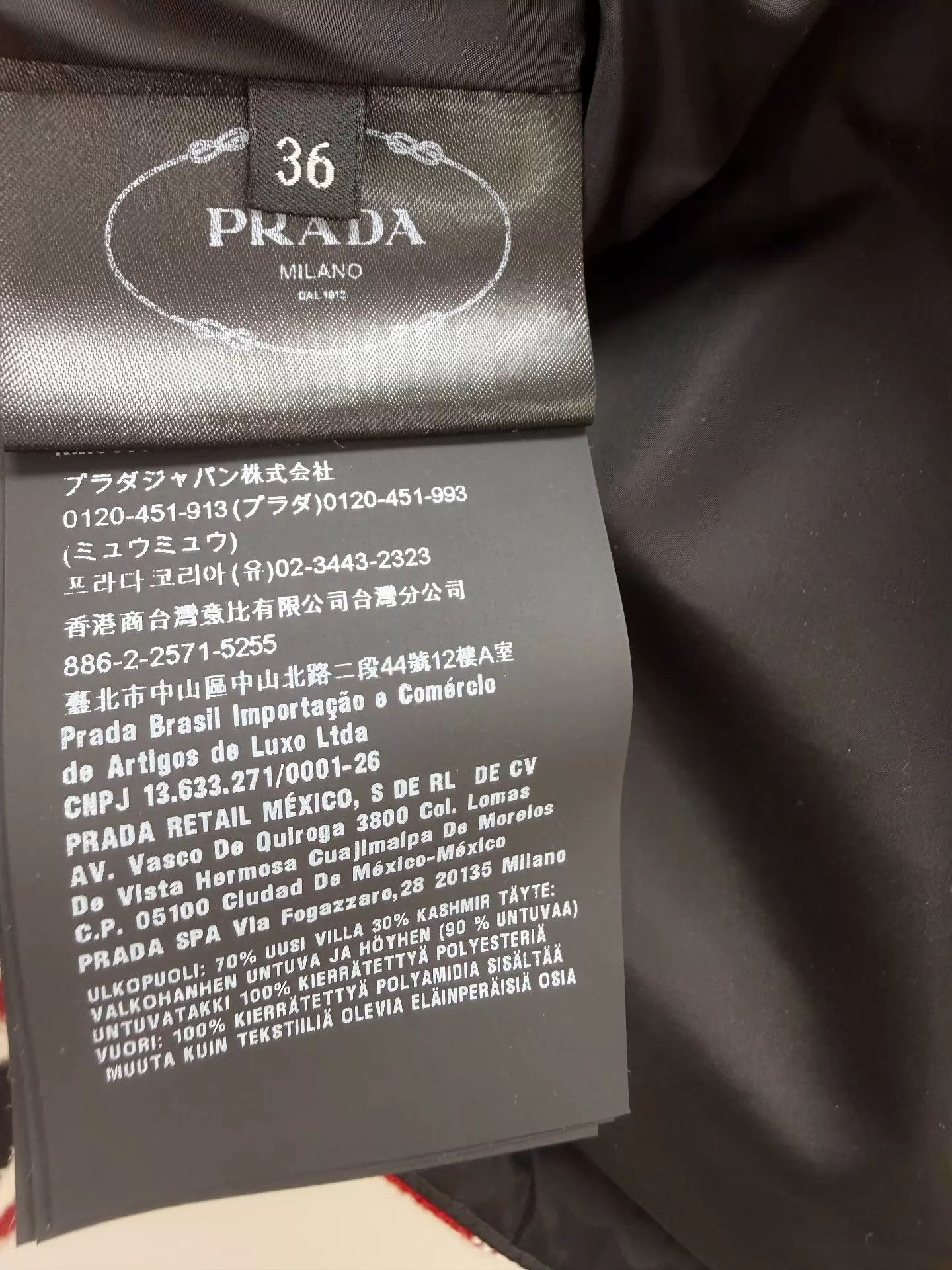 Prada Prada Wool Down Hooded Puffer Coat Women's 36 New with Tags Size XS / US 0-2 / IT 36-38 - 6 Thumbnail