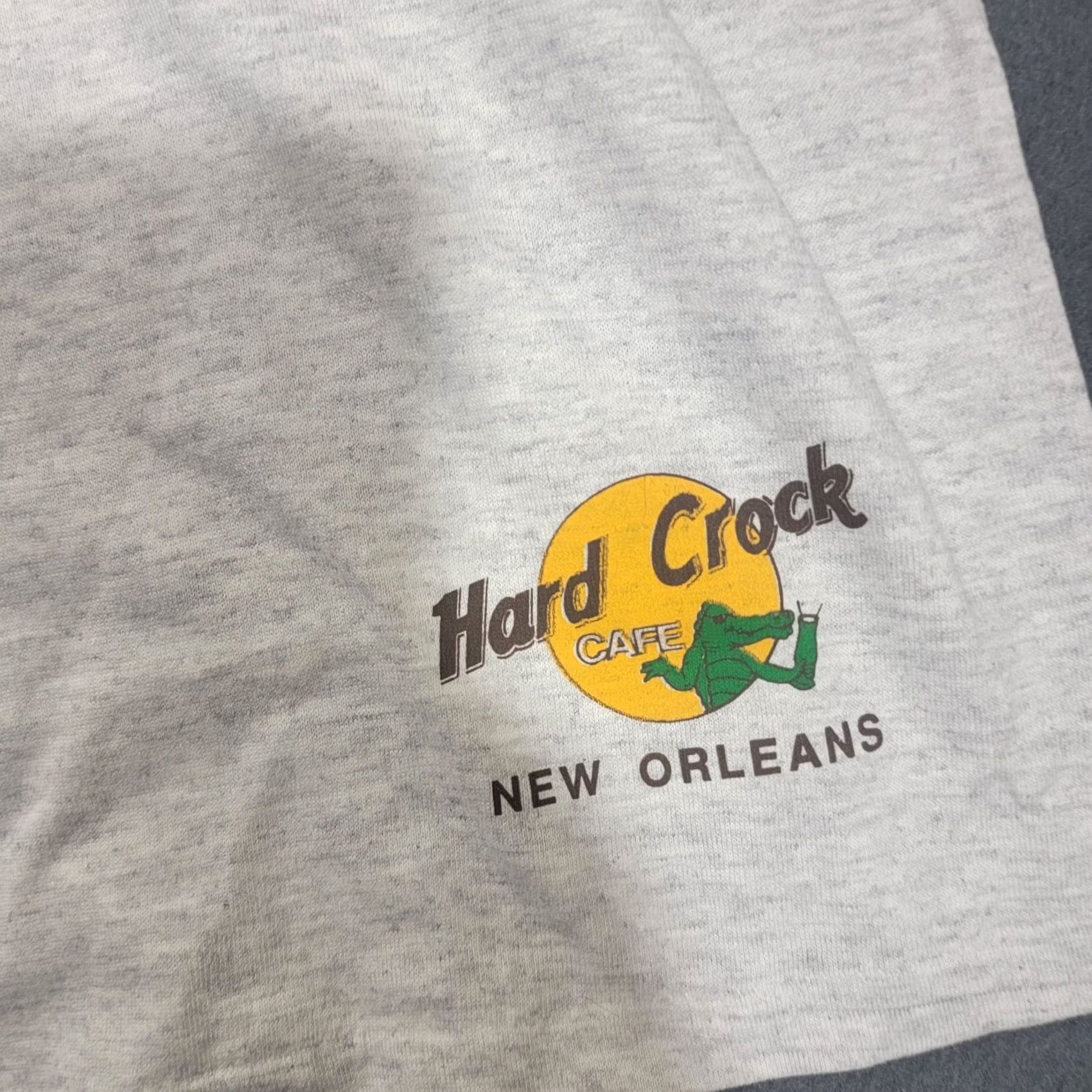 Vintage VINTAGE 80's Hard Crock Cafe New Orleans French Quarter SHORTS womens XL Size 40" / US 18 - 2 Thumbnail