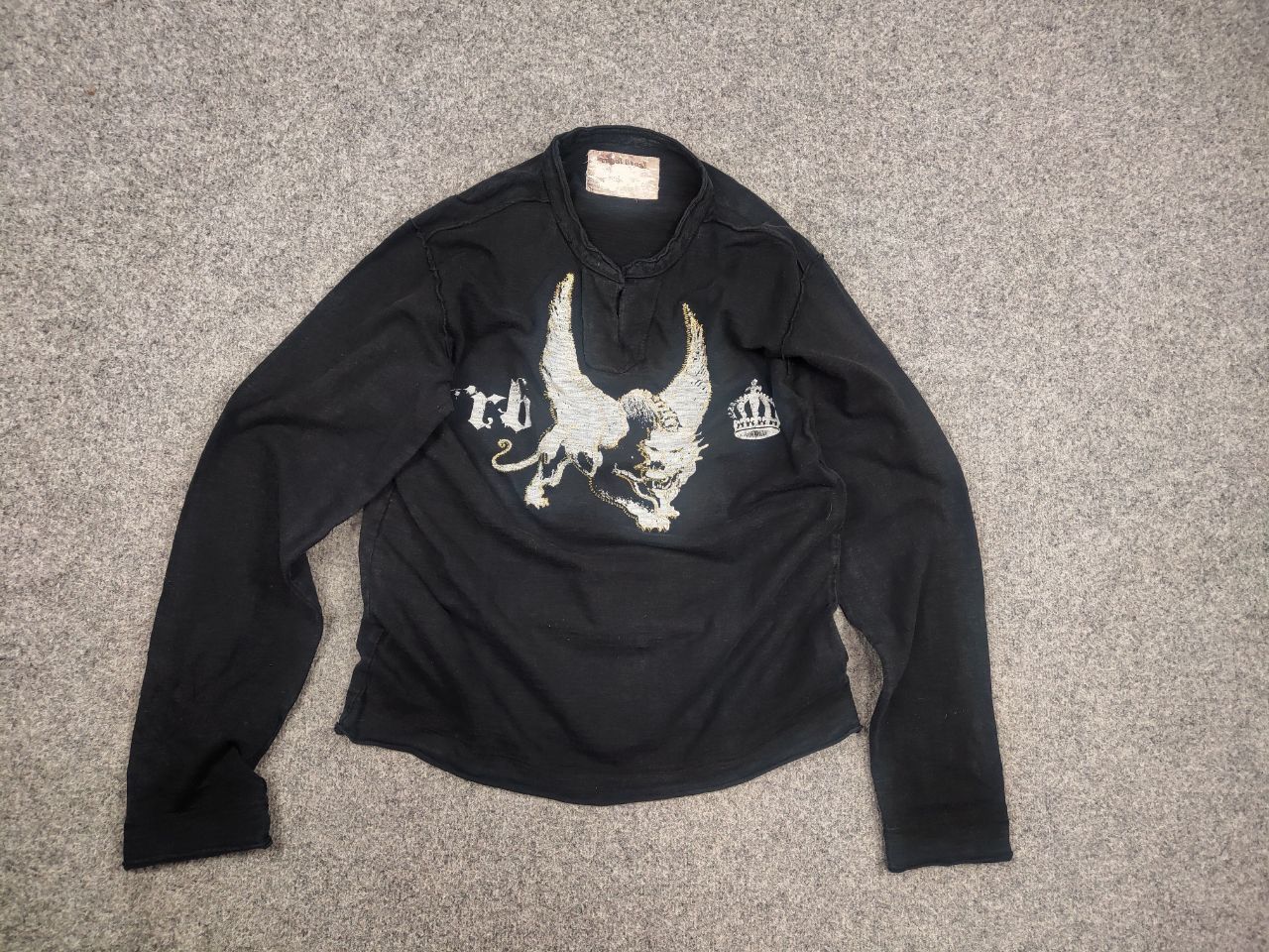 Le Grande Bleu (L.G.B.) Vintage l.g.b. Japanese Style Logo Faded Black long sleeve Size US M / EU 48-50 / 2 - 9 Thumbnail