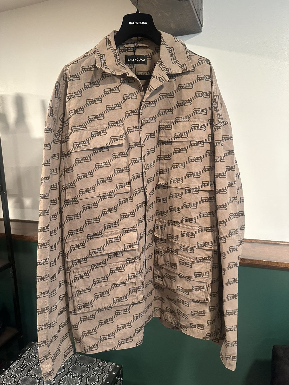 Balenciaga Balenciaga BB Monogram Jacket Size US M / EU 48-50 / 2 - 1 Thumbnail