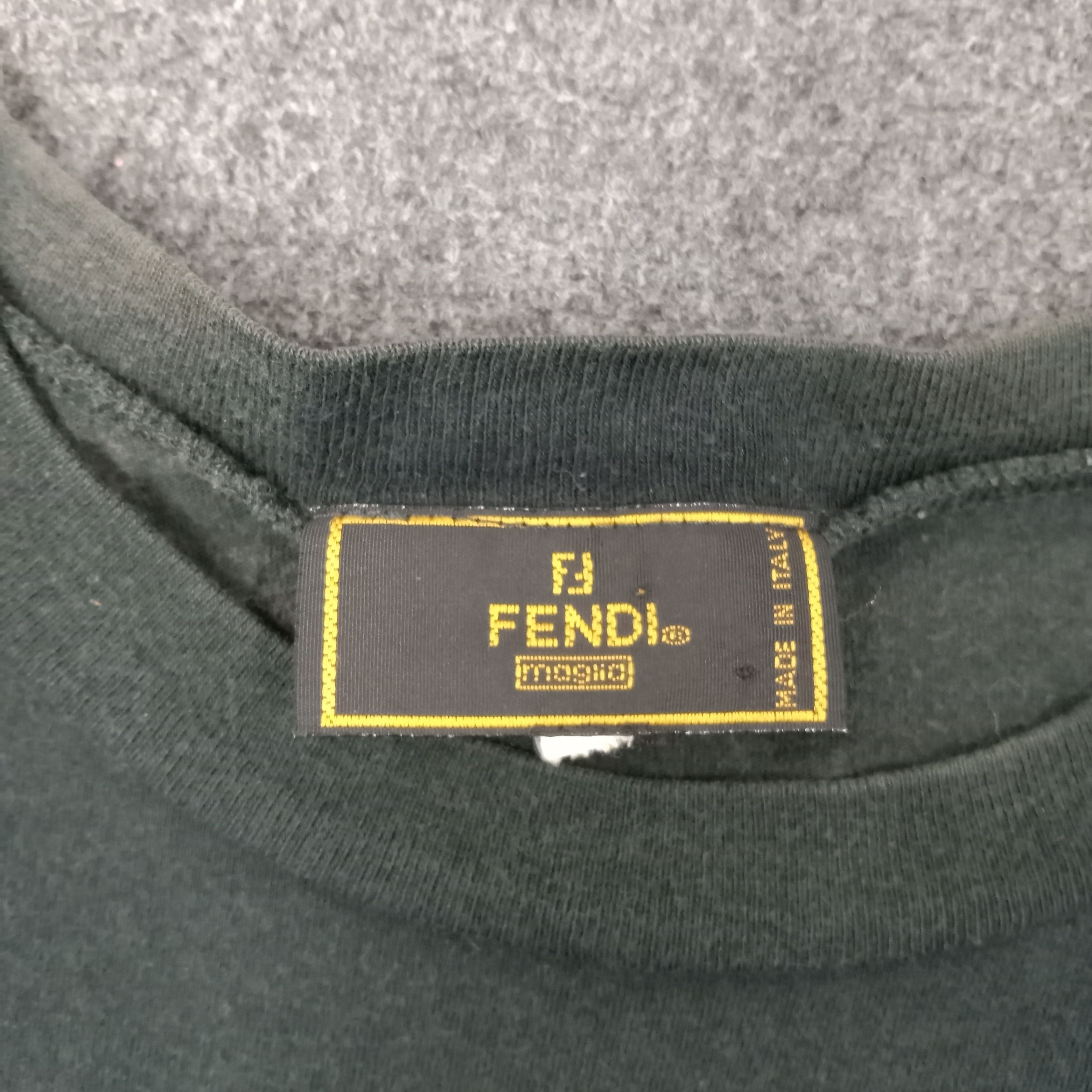 Vintage Fendi Italian Brand Spellout Tshirt C223N7 Size US M / EU 48-50 / 2 - 3 Thumbnail