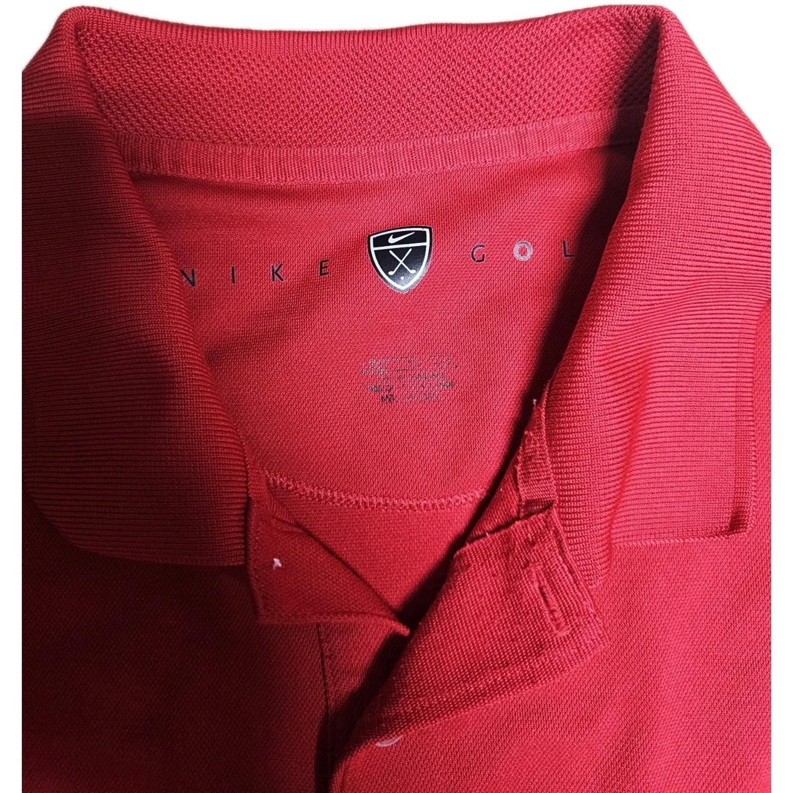 Nike Nike Golf Mens Polo Size 2x Red Gonzaga GU Size US XXL / EU 58 / 5 - 2 Thumbnail