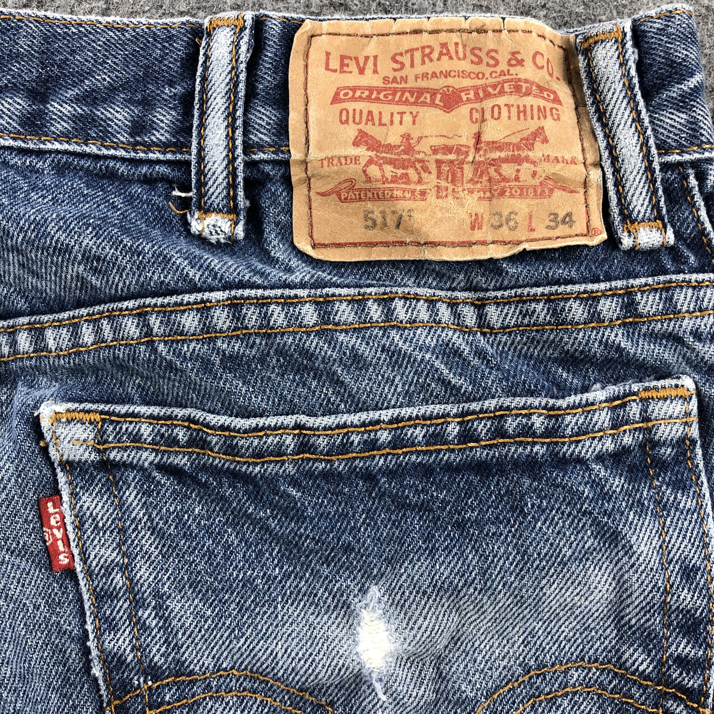 Levi's × Vintage Vintage Blue Wash Levis 517 Jeans-JM1713 Size US 35 - 7 Thumbnail