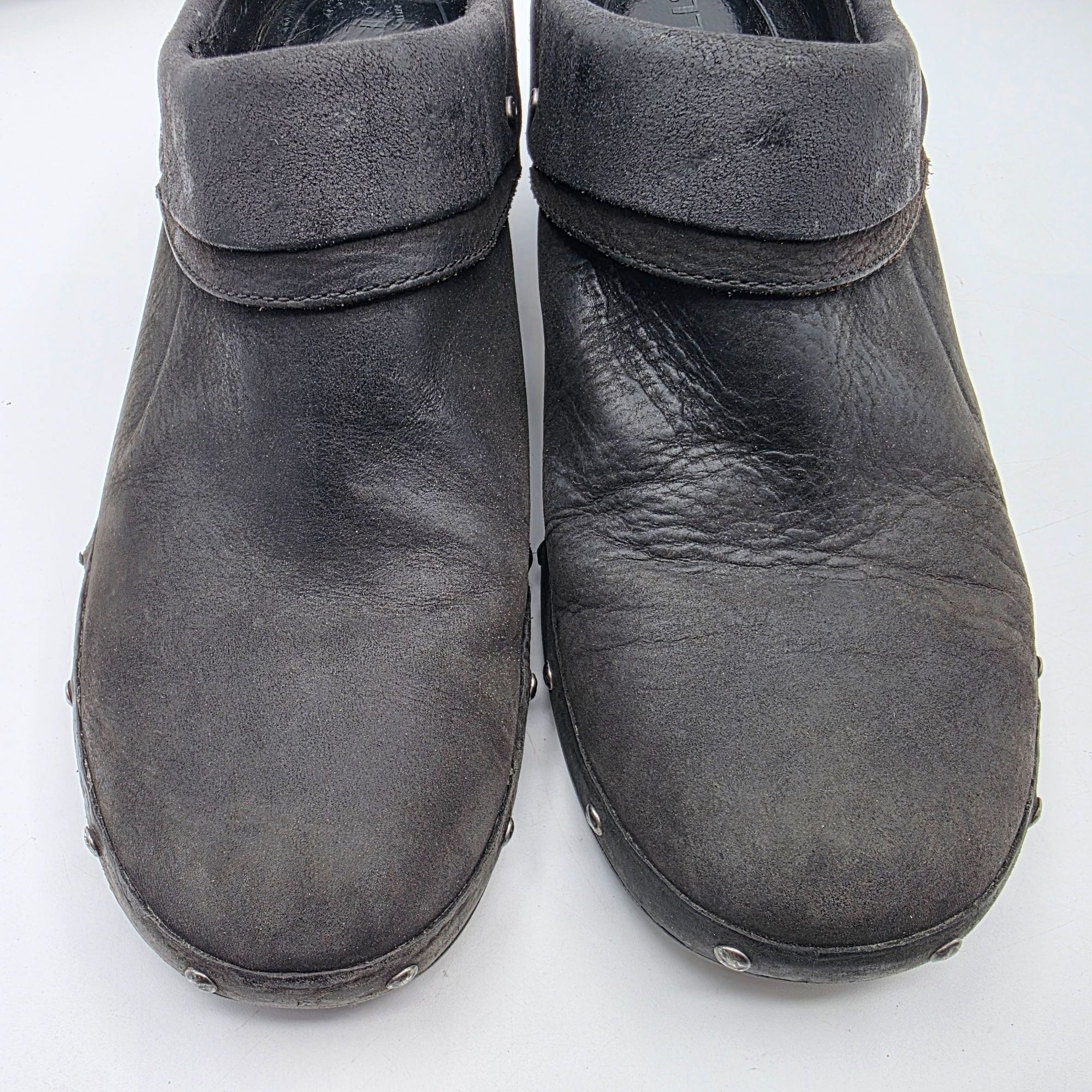 Merrell Merrell Black Leather Luxe Wrap Womens Size 9.5 Black Slip O Size US 9.5 / IT 39.5 - 10 Thumbnail