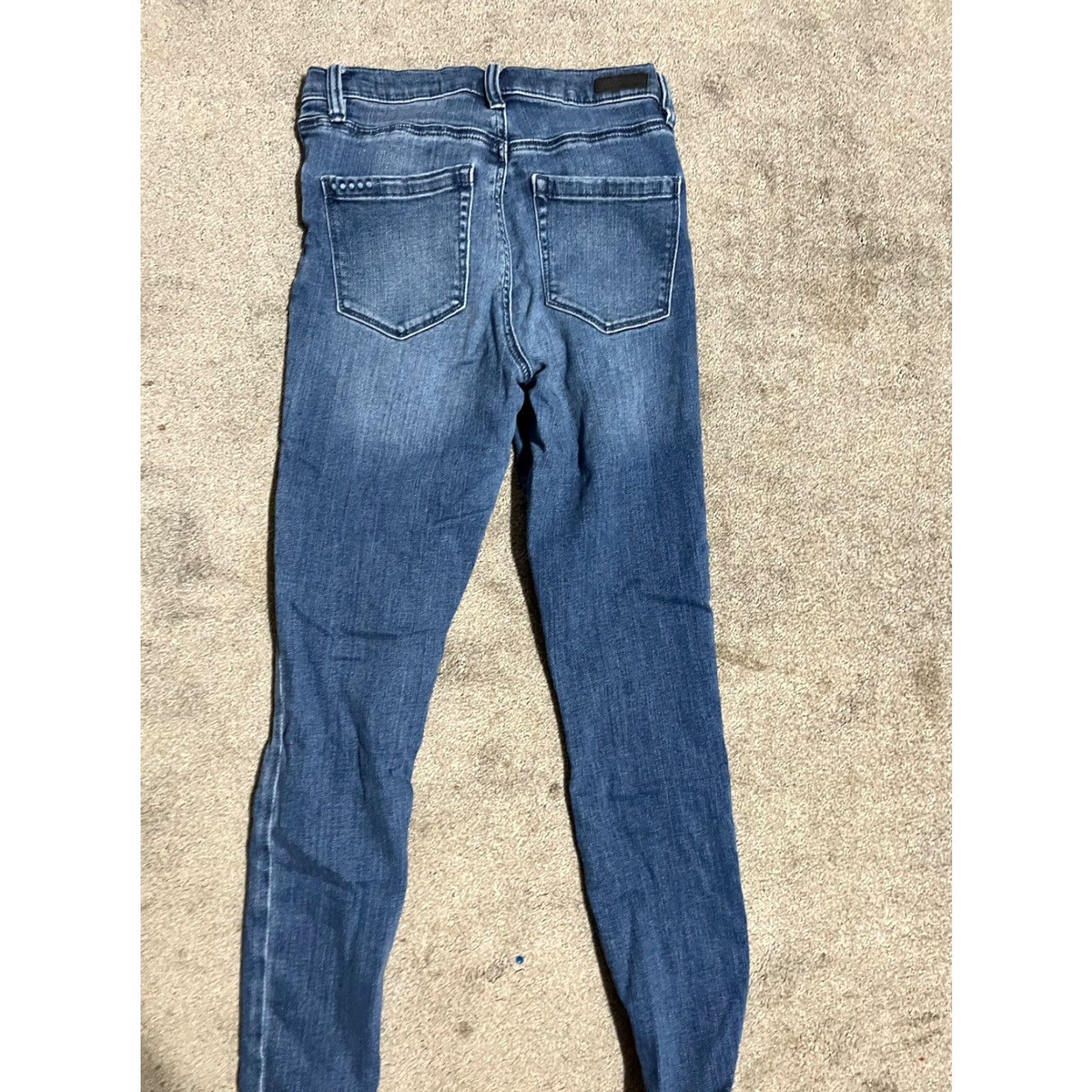 Vintage Blank NYC Jeans Womens 27 Blue Denim Mid Rise Distressed Skinny Womens Size 27" / US 4 / IT 40 - 3 Thumbnail
