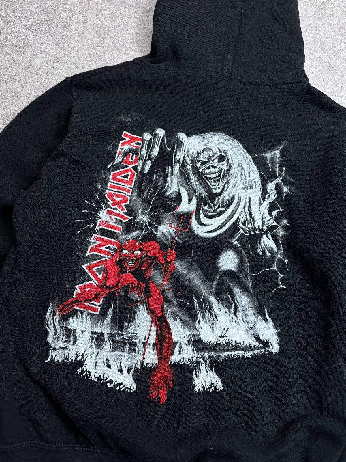 Band Tees Vintage Iron Maiden The Number Of The Beast Promo Hoodie m Size US M / EU 48-50 / 2 - 5 Thumbnail