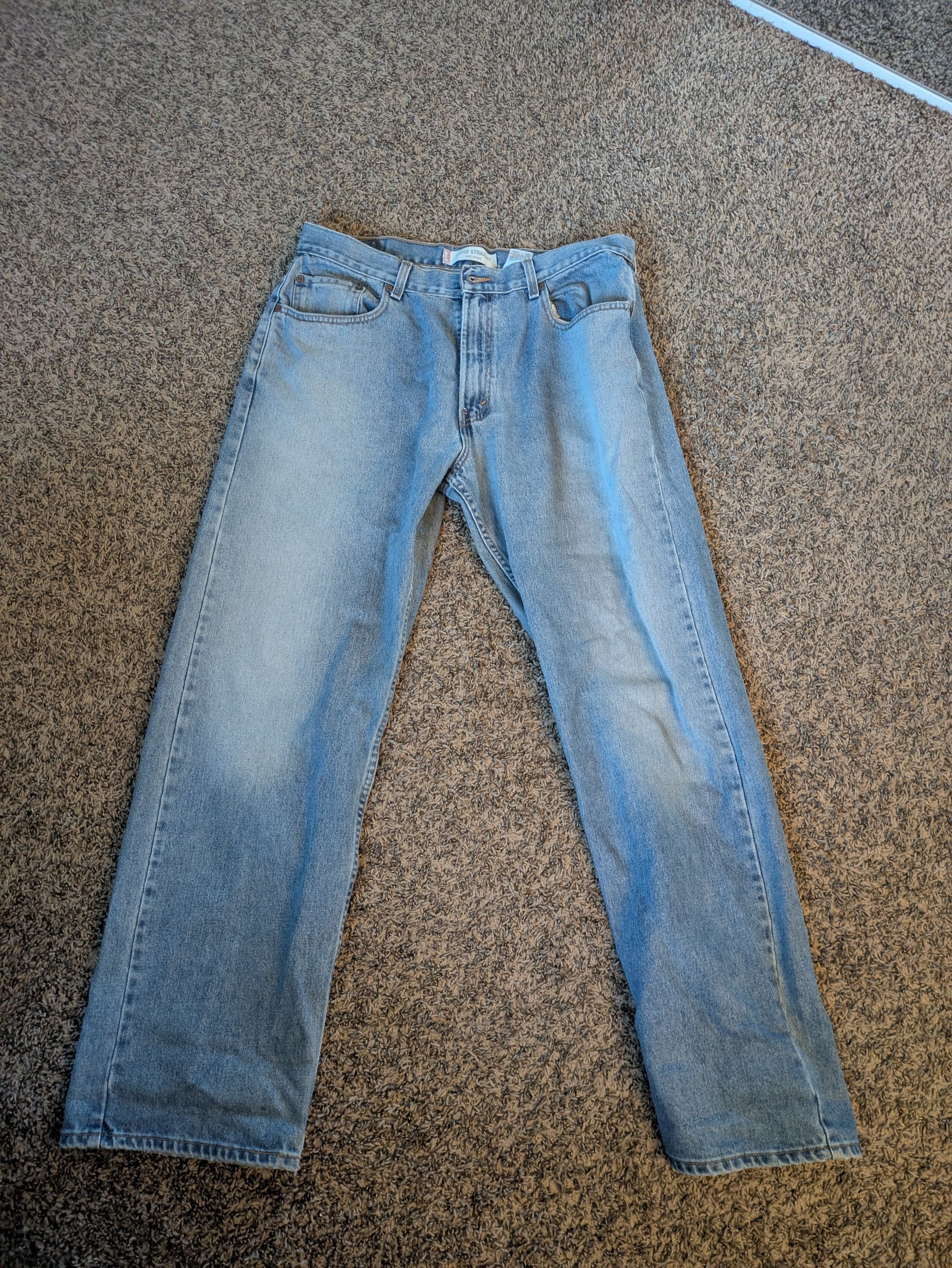 Levi's Vintage Clothing Vintage Y2K Levi’s Strauss 569 Loose Straight Denim Jeans Size US 36 / EU 52 - 1 Thumbnail