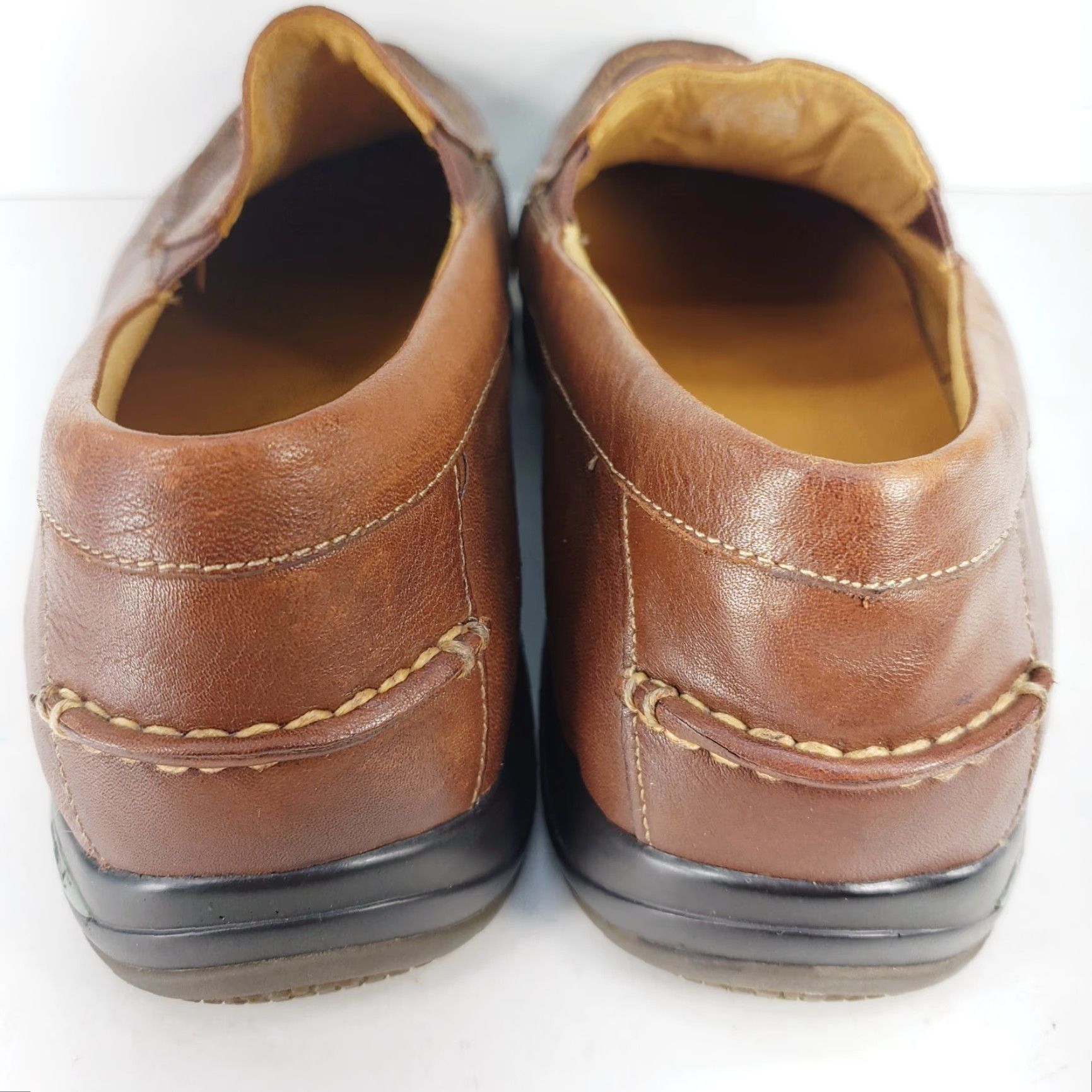 Sperry Sperry Top-Sider Gold Cup Brown Leather Slip On Loafer Size 11M Mens Navy Going Out Casual Marine Vintage No Size US L / EU 52-54 / 3 - 7 Thumbnail