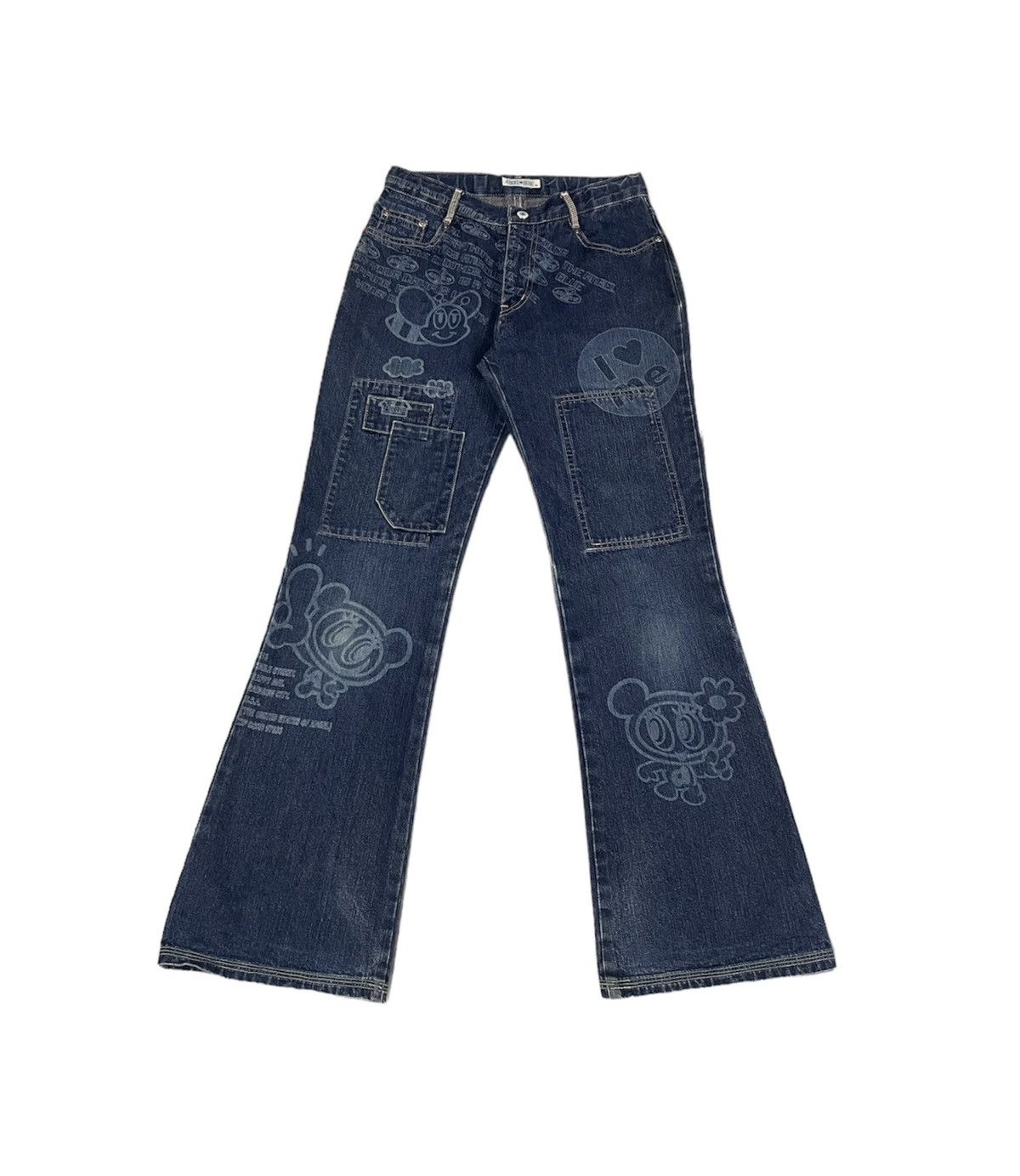Angel Blue Angel Blue Japan Flare Jeans Size 26" / US 2 / IT 38 - 1 Thumbnail