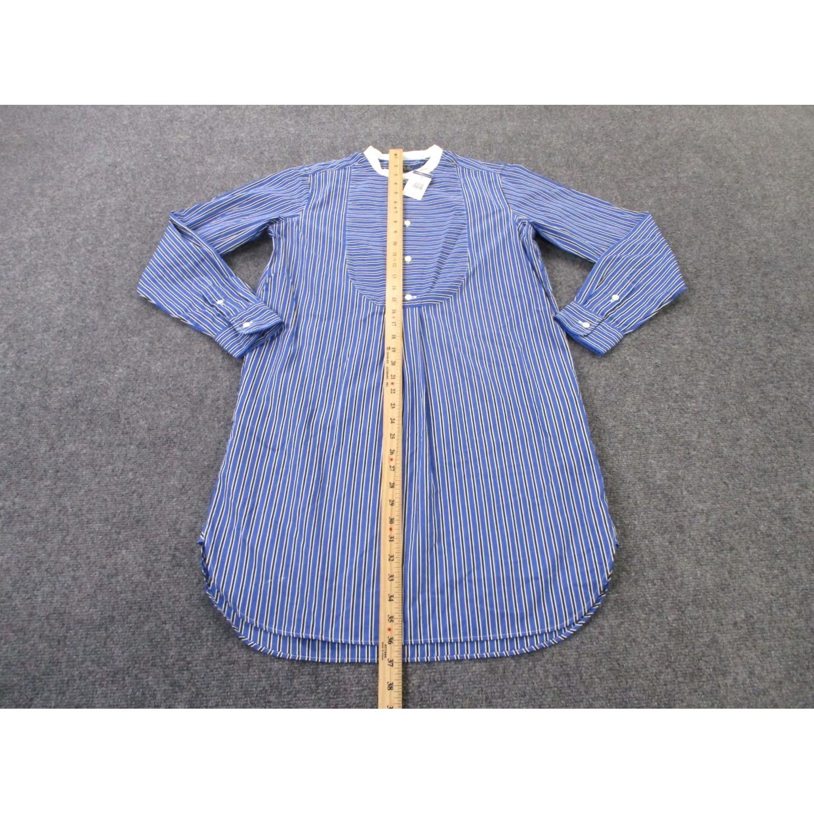 Ralph Lauren Polo Ralph Lauren Shirt Dress Womens 6 Striped Knit Cotton Multicolor Casual Fall Winter Size M / US 6-8 / IT 42-44 - 3 Thumbnail