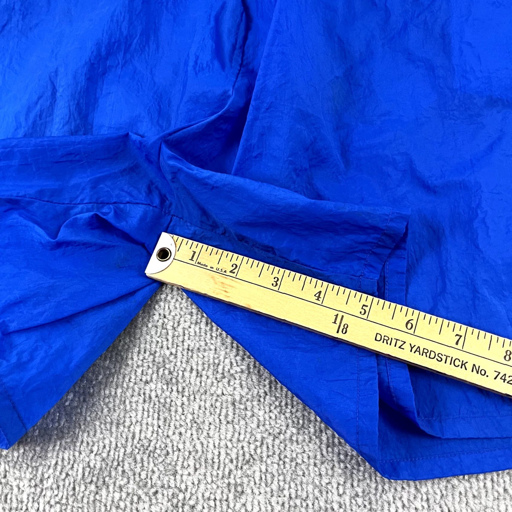 Nike NIKE Swim Trunks Men Large 5" Blue Lined Nylon Board Shorts Swoosh Beach Sports Size US 33 - 7 Thumbnail