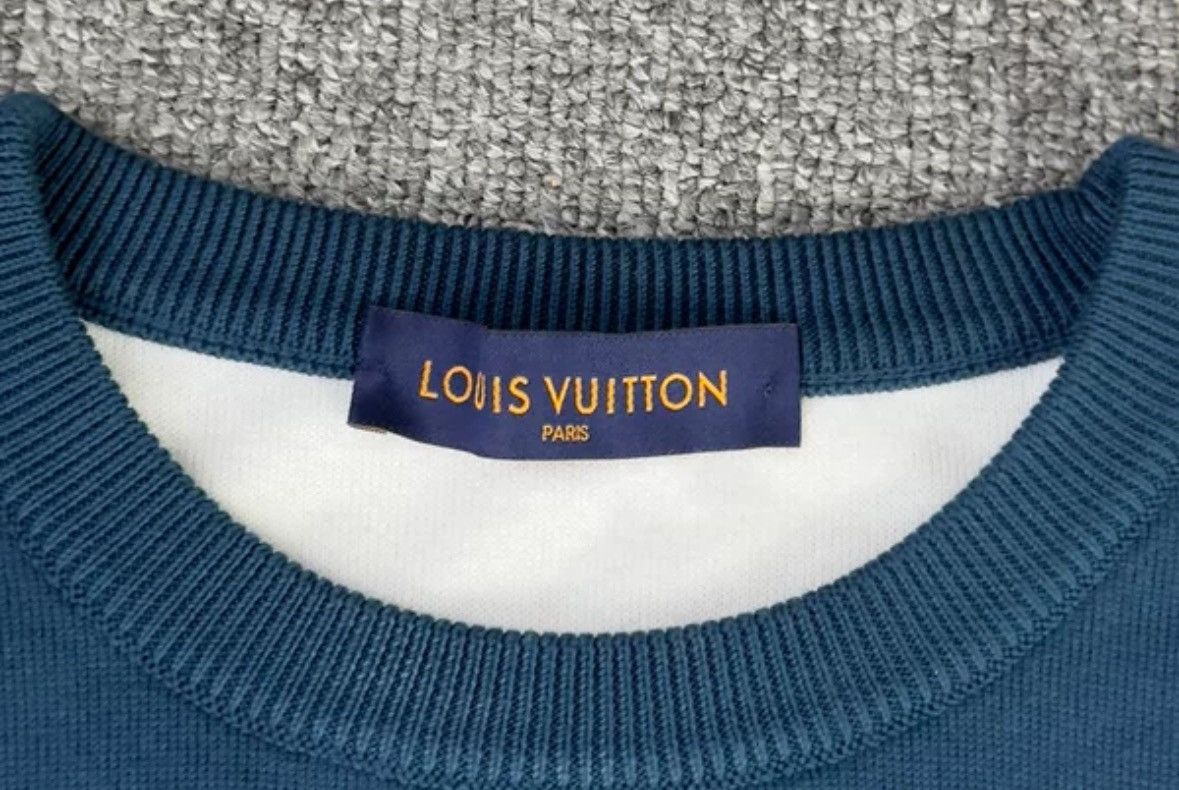 Louis Vuitton Louis Vuitton LV full print gradient knit sweater Size US M / EU 48-50 / 2 - 4 Thumbnail