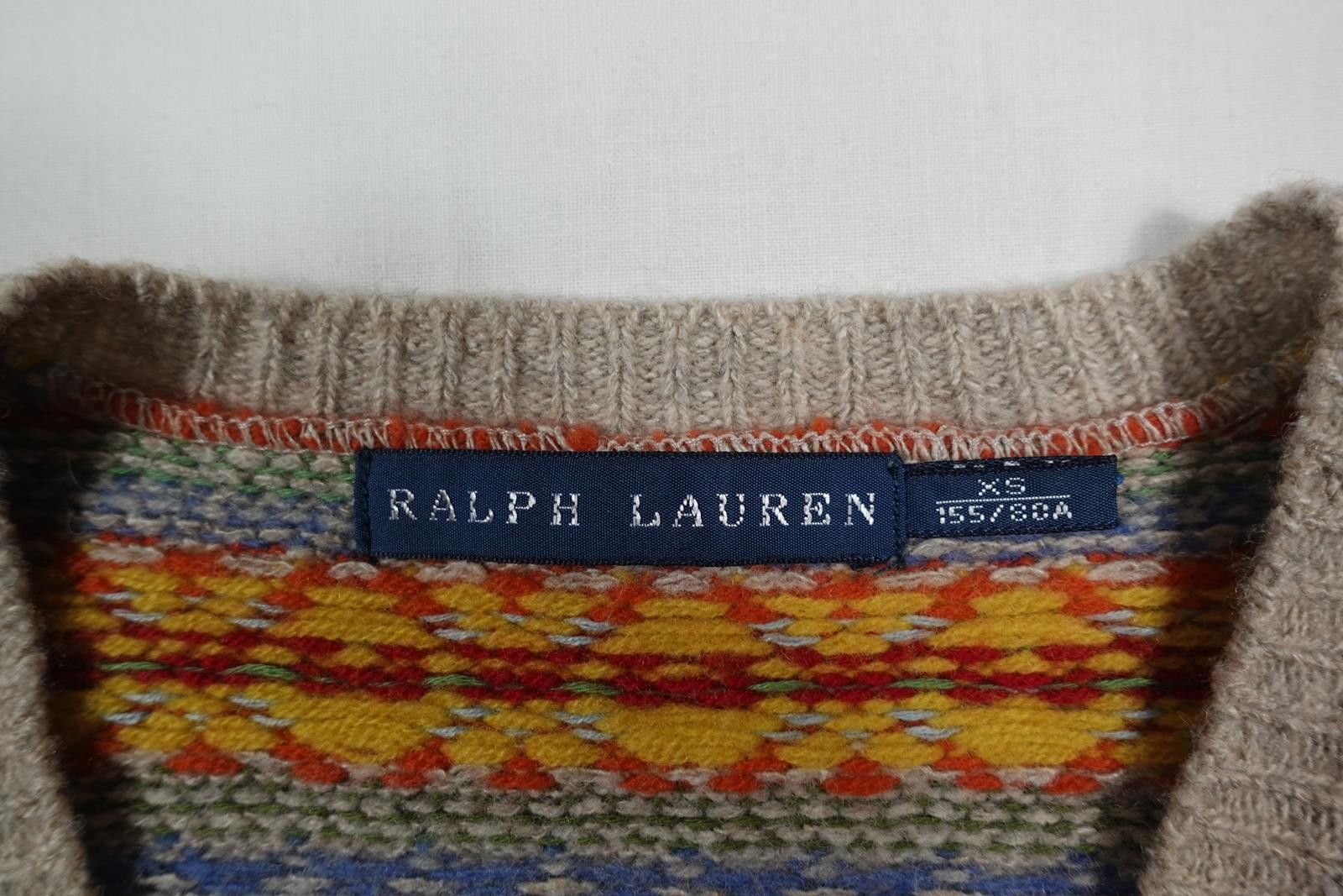 Ralph Lauren Blue Label Ralph Lauren Blue Label Vest Sweater Fair Isle Wool Silk XS Size XS / US 0-2 / IT 36-38 - 3 Thumbnail