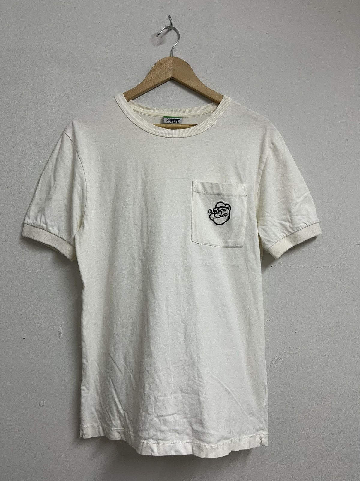 Cartoon Network 💥United Colors Of Benetton X Popeye Ringer Pocketed Tee Size US M / EU 48-50 / 2 - 1 Thumbnail