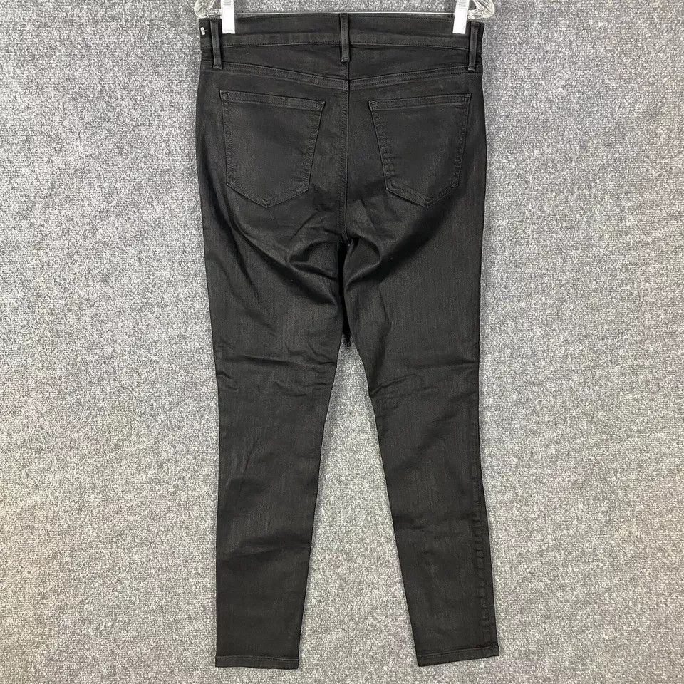 Ann Taylor Ann Taylor Jeans Women's Size 8 Skinny Denim Black Lyocell Size 30" / US 8 / IT 44 - 7 Thumbnail