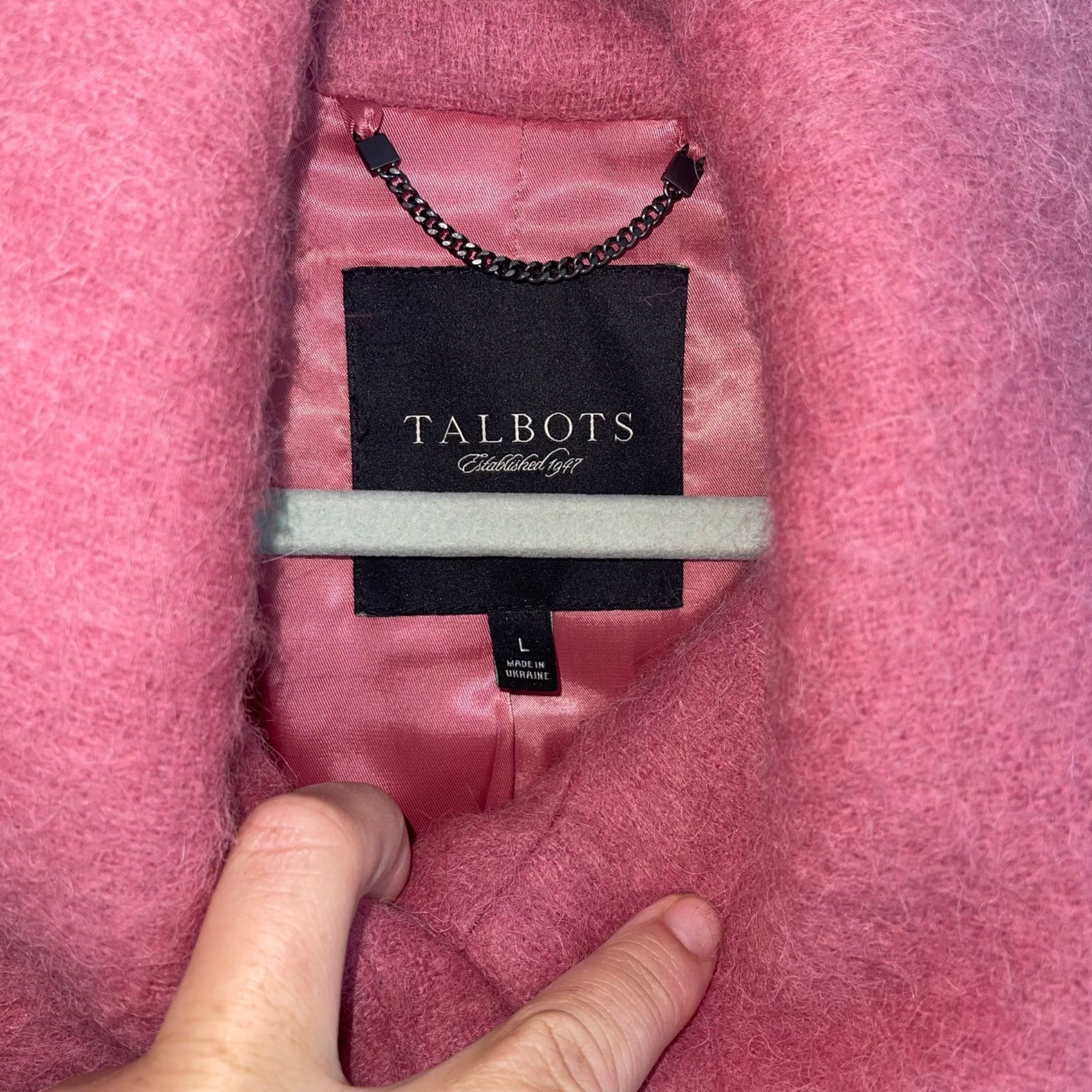 Talbots Talbots Womens Coat Size Large Pink Pockets Size L / US 10 / IT 46 - 4 Thumbnail