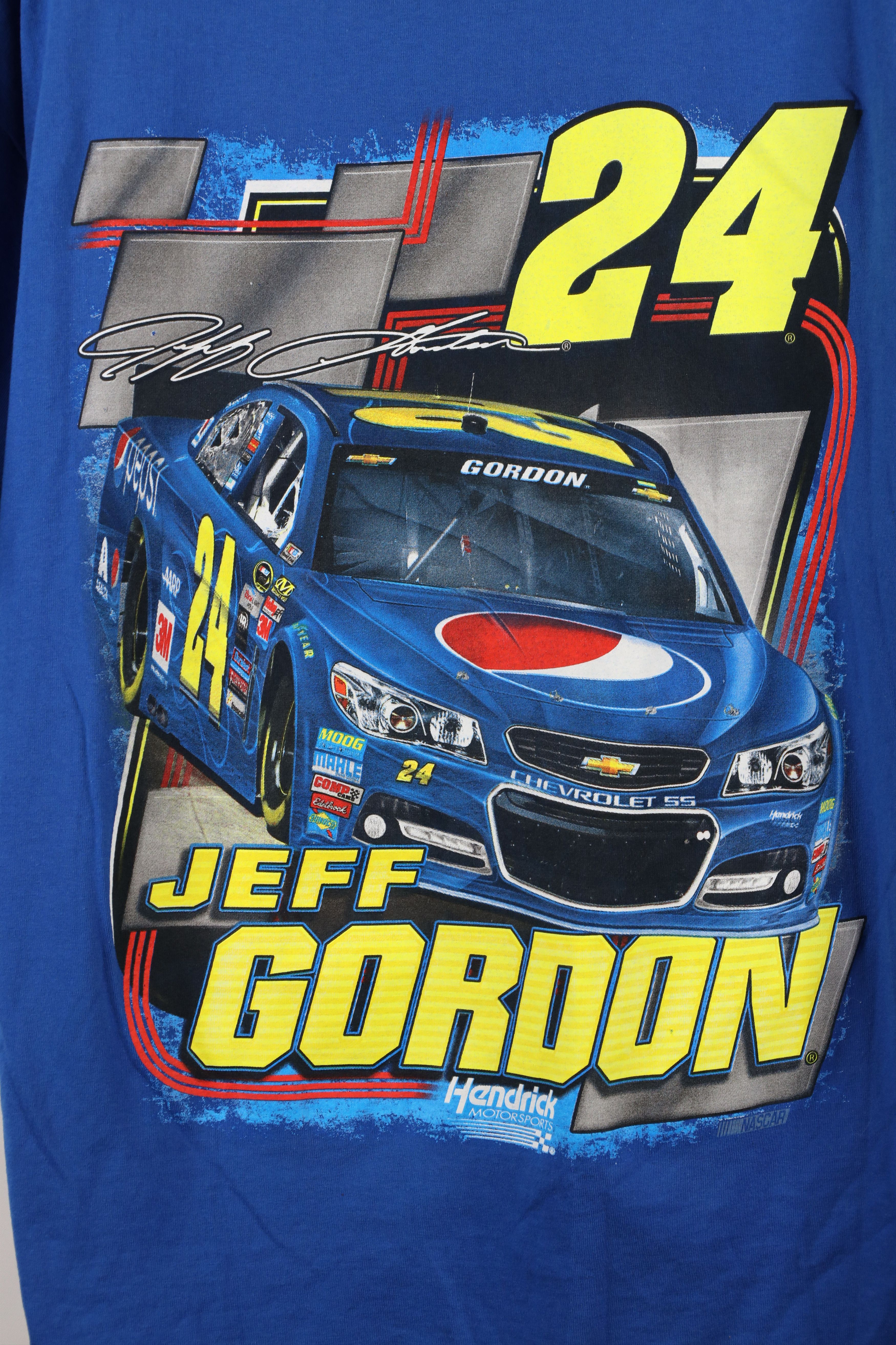 Vintage Retro NASCAR Jeff Gordon Racing Short Sleeve T-Shirt Blue Size US XXL / EU 58 / 5 - 4 Thumbnail