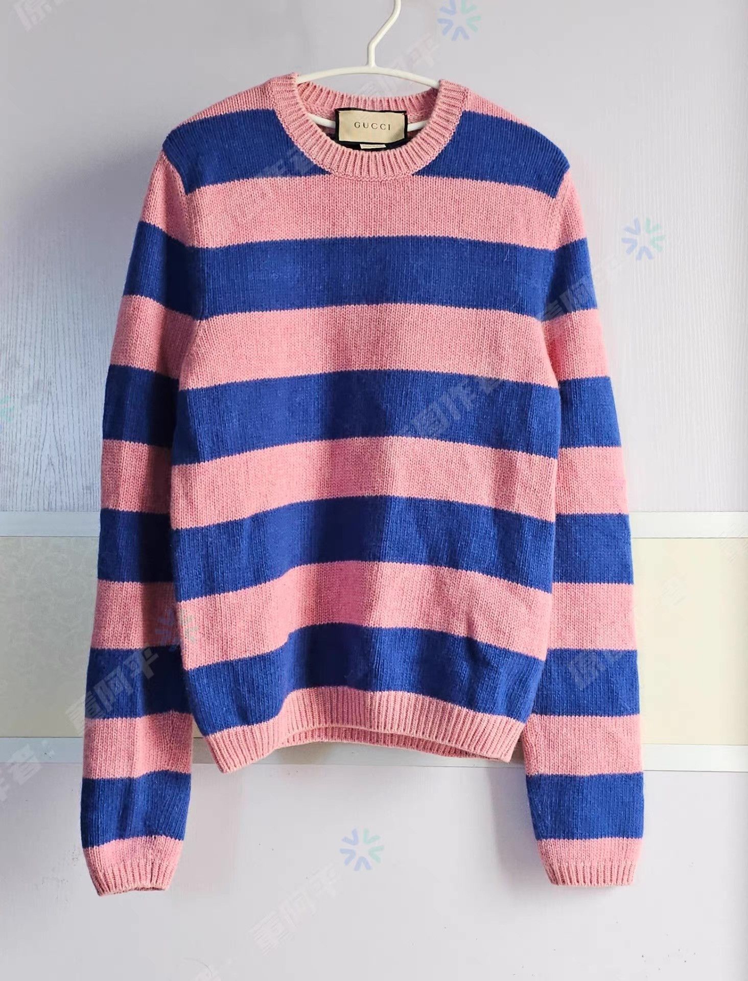 Gucci Gucci women's striped cashmere sweater Q4 Size S / US 4 / IT 40 - 1 Thumbnail