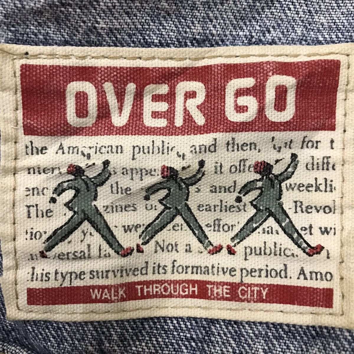 Japanese Brand Vintage Over Go Acid Wash Denim Jacket Size US M / EU 48-50 / 2 - 11 Thumbnail