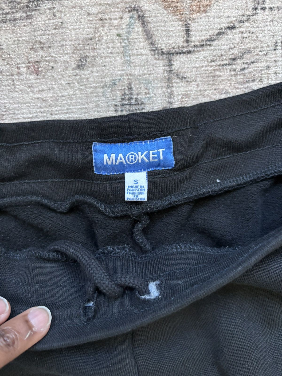 Market Market black and gray sweat pants Size US 29 - 3 Thumbnail