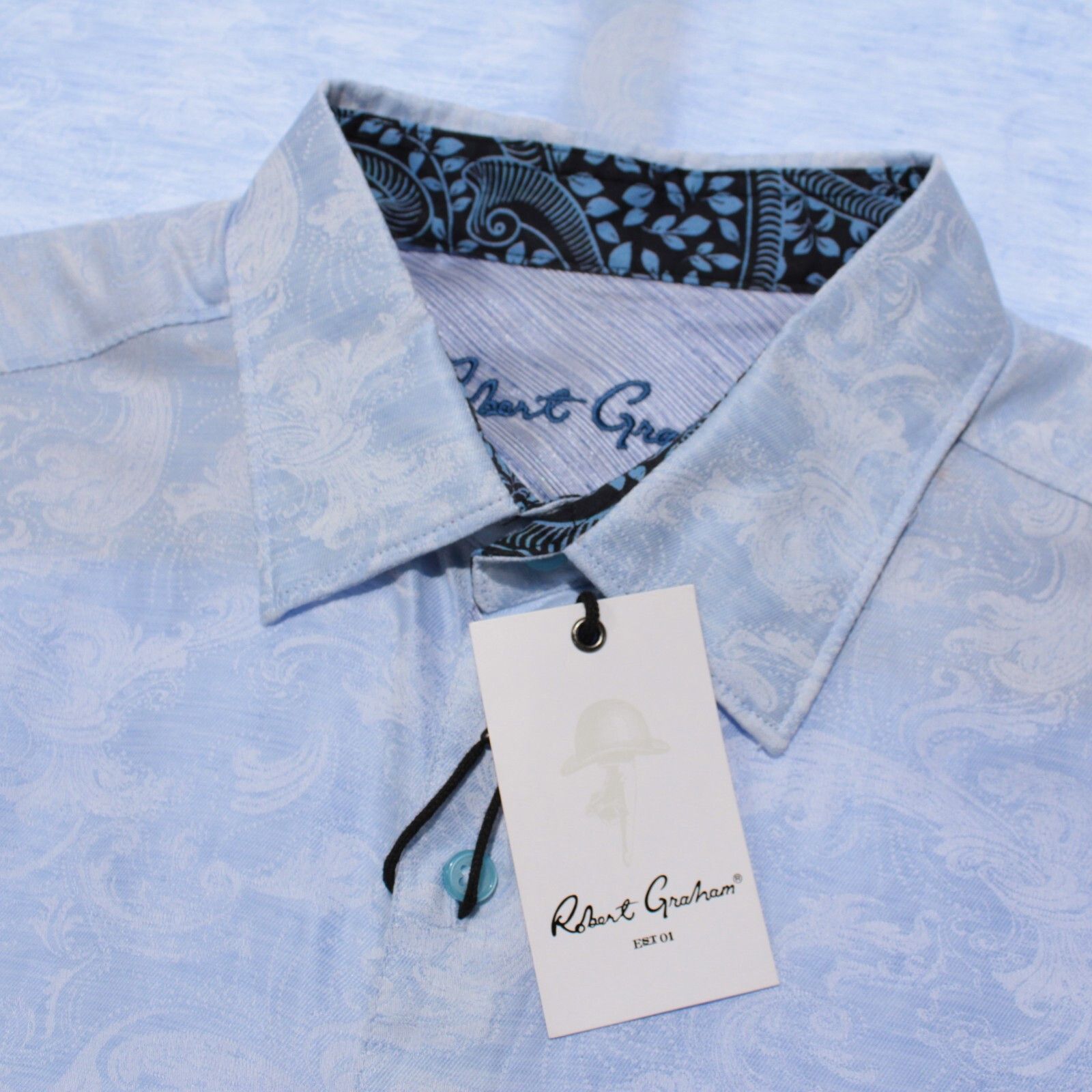 Robert Graham Robert Graham New with tags Shirt Size L US In Blue Size US L / EU 52-54 / 3 - 1 Thumbnail