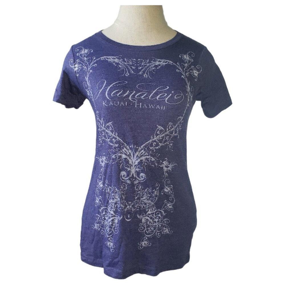 Designer CT1642 Yesterdays Sportswear " Hanalei" Kauai Hawaii Tee S Size S / US 4 / IT 40 - 1 Thumbnail