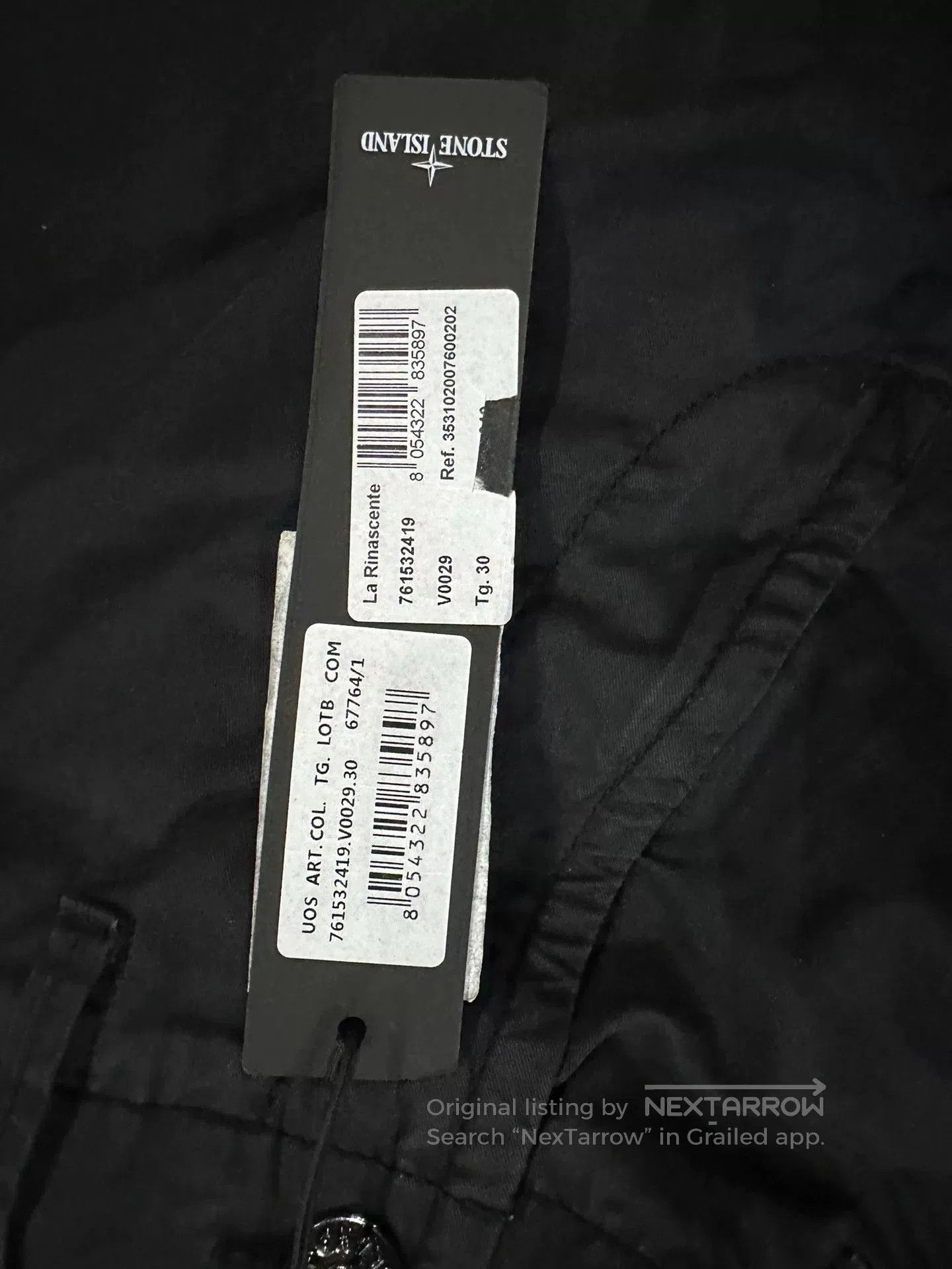 Stone Island SS22 Logo Single Pocket Cargo.