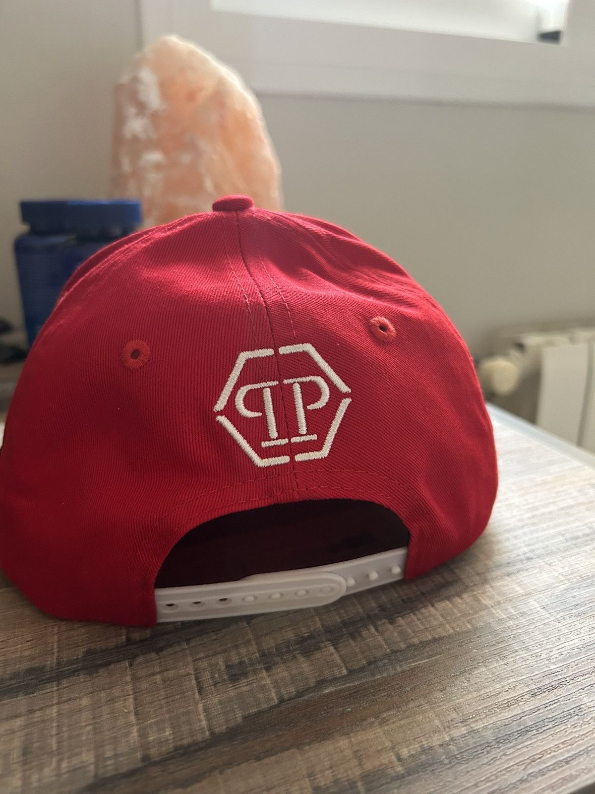 Philipp Plein Philip Plein Red Skull Hat Size ONE SIZE - 3 Thumbnail