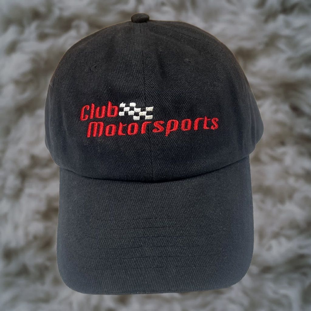 Vintage Trim Wear Hat Mens Adjustable Black Club MotorSports Embroidered Adult StrapBack Cap Size ONE SIZE - 1 Thumbnail