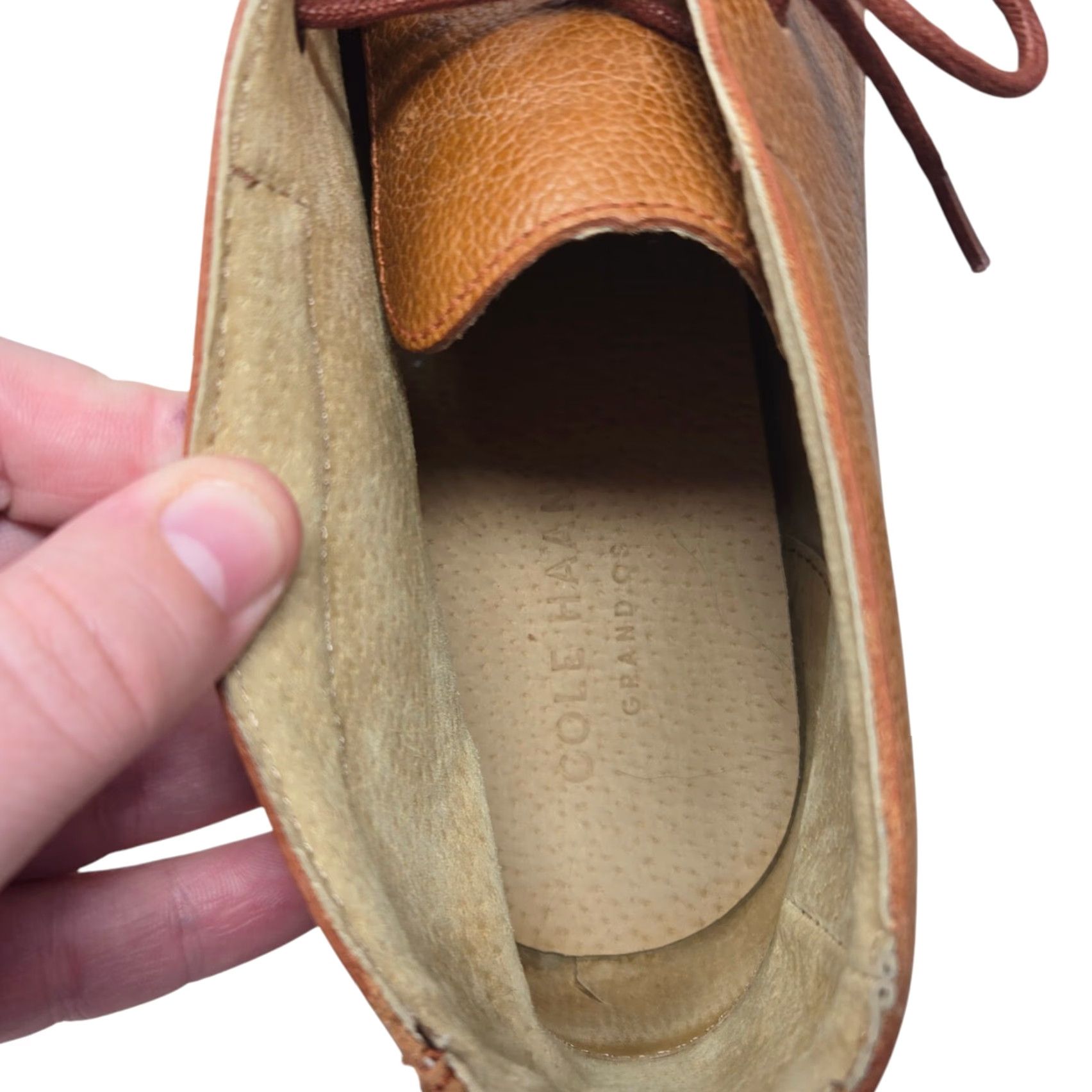 Cole Haan Cole Haan Great Jones Chukka II Boots Mens Leather Ankle Boots WC British Tan 11M Mens Shoes Size US 10 / EU 43 - 5 Thumbnail