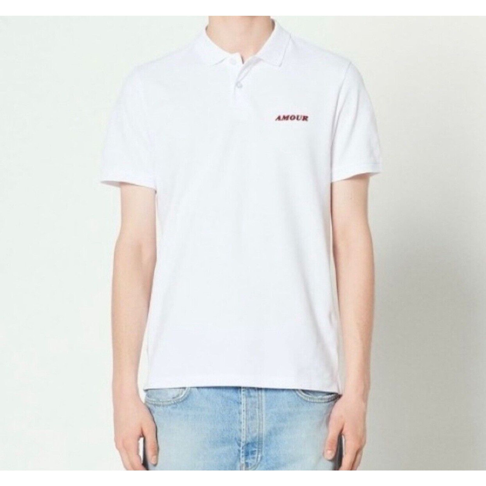 Sandro Sandro Polo Shirt Men Size XL New With Tags Amour - Stain Size US XL / EU 56 / 4 - 8 Thumbnail