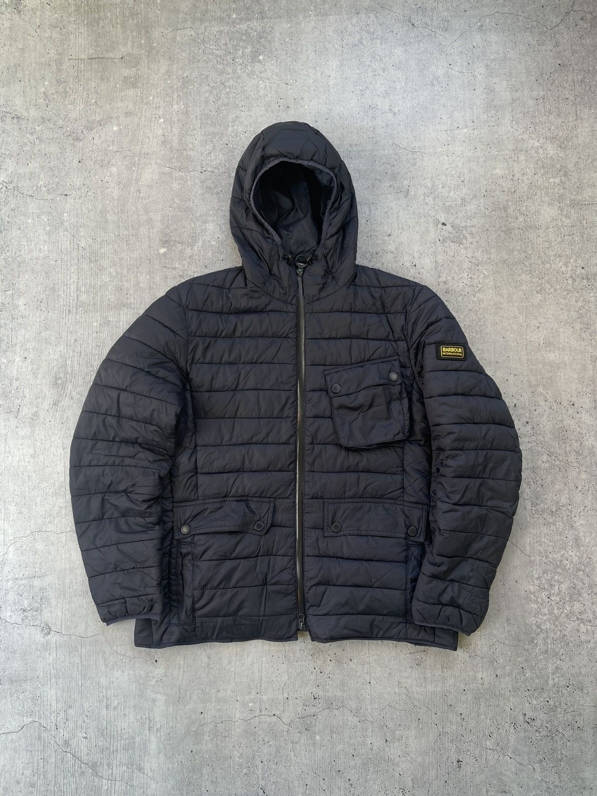 Barbour × Vintage Barbour Quilted Puffer Nylon Bolingbroke Down Jacket Size US XXL / EU 58 / 5 - 1 Thumbnail