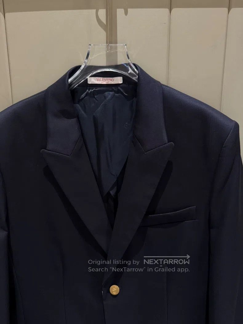 Valentino Valentino Long-sleeved lapel suit Size 50S - 3 Thumbnail