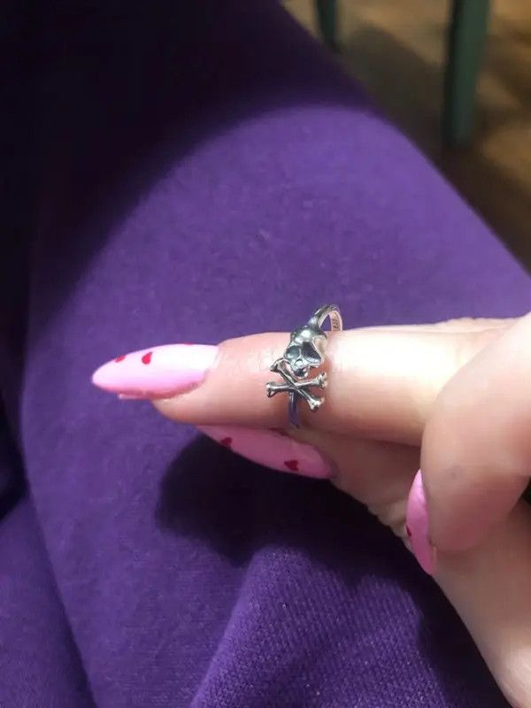 Other Gothic Skeleton Ring (Size 6-8) Size ONE SIZE - 3 Thumbnail
