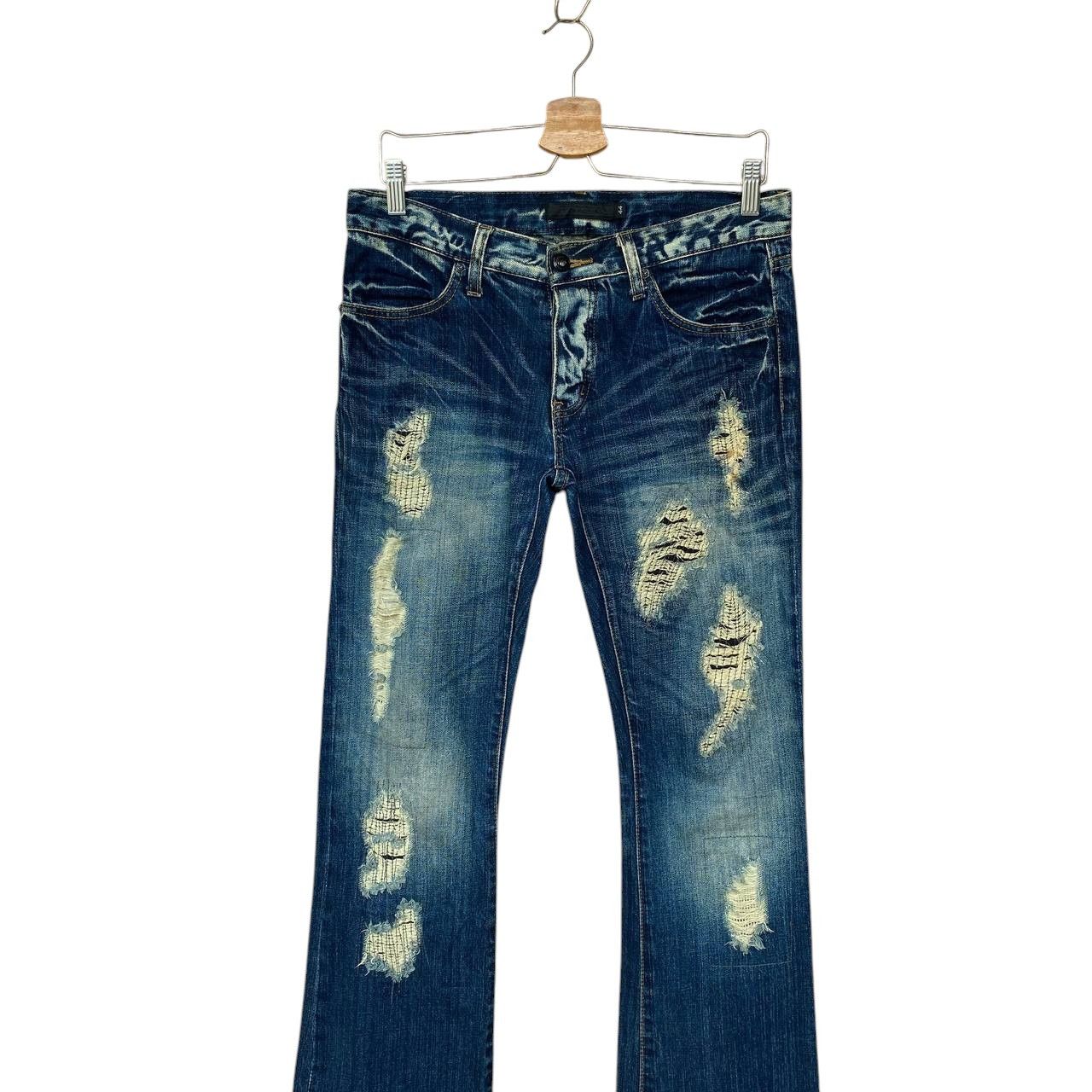 GOSTAR DE FUGA FLARED FUGA DISTRESSED DENIM BOOTCUT W29" Size US 30 / EU 46 - 4 Thumbnail
