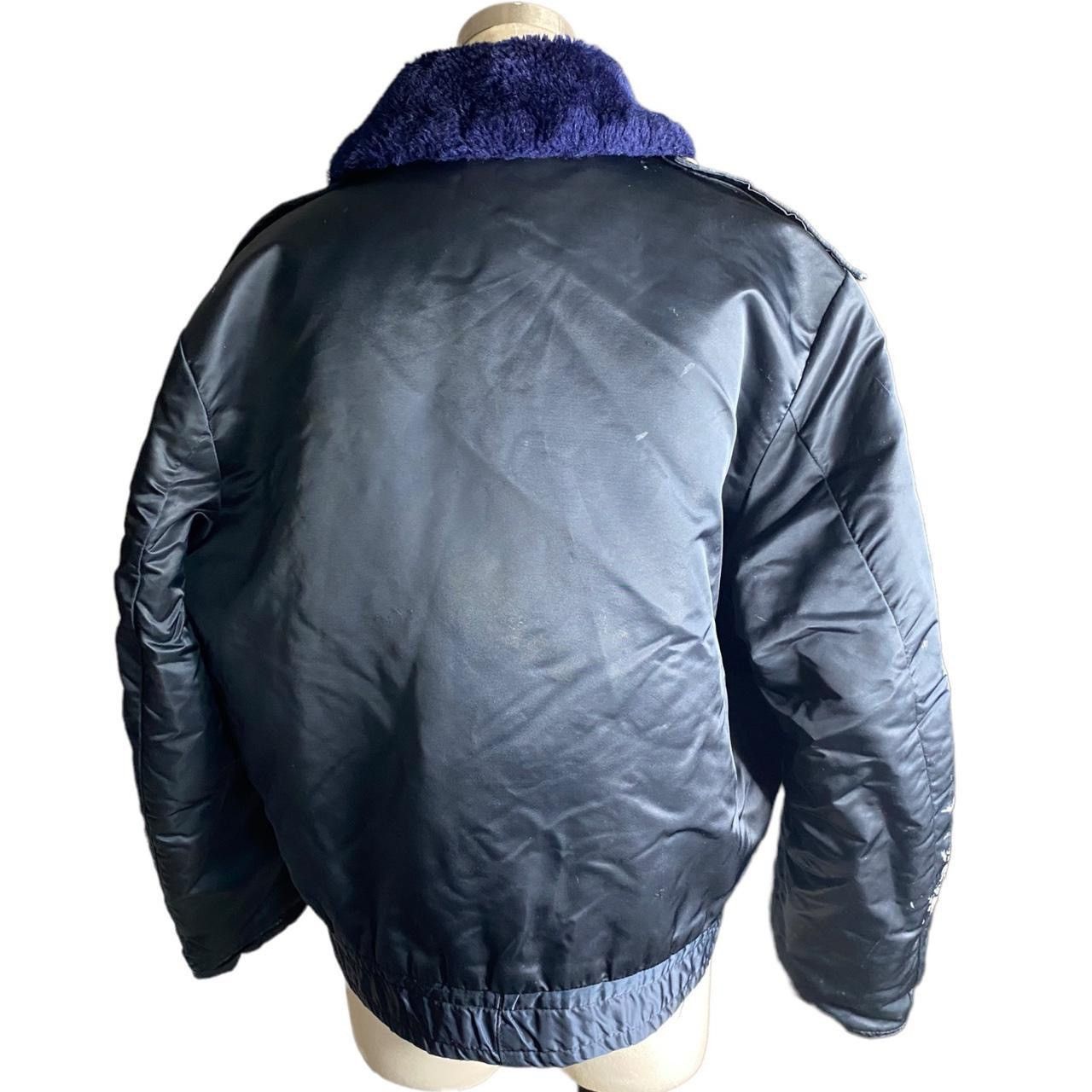Vintage Hand-painted up cycle unisex bomber jacket. Size US L / EU 52-54 / 3 - 5 Thumbnail