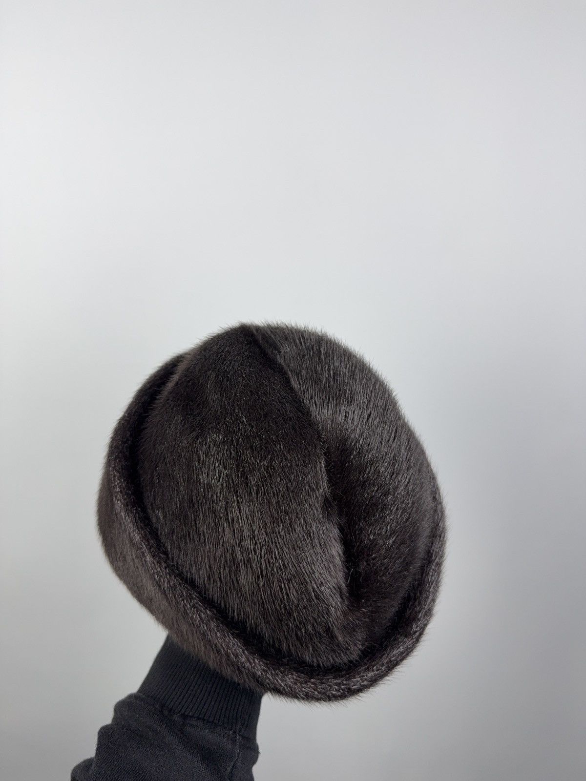 Japanese Brand Vintage Swedish Mink Fur Hat E. Fritsche Appenzell Wmns S-M Size ONE SIZE - 2 Thumbnail