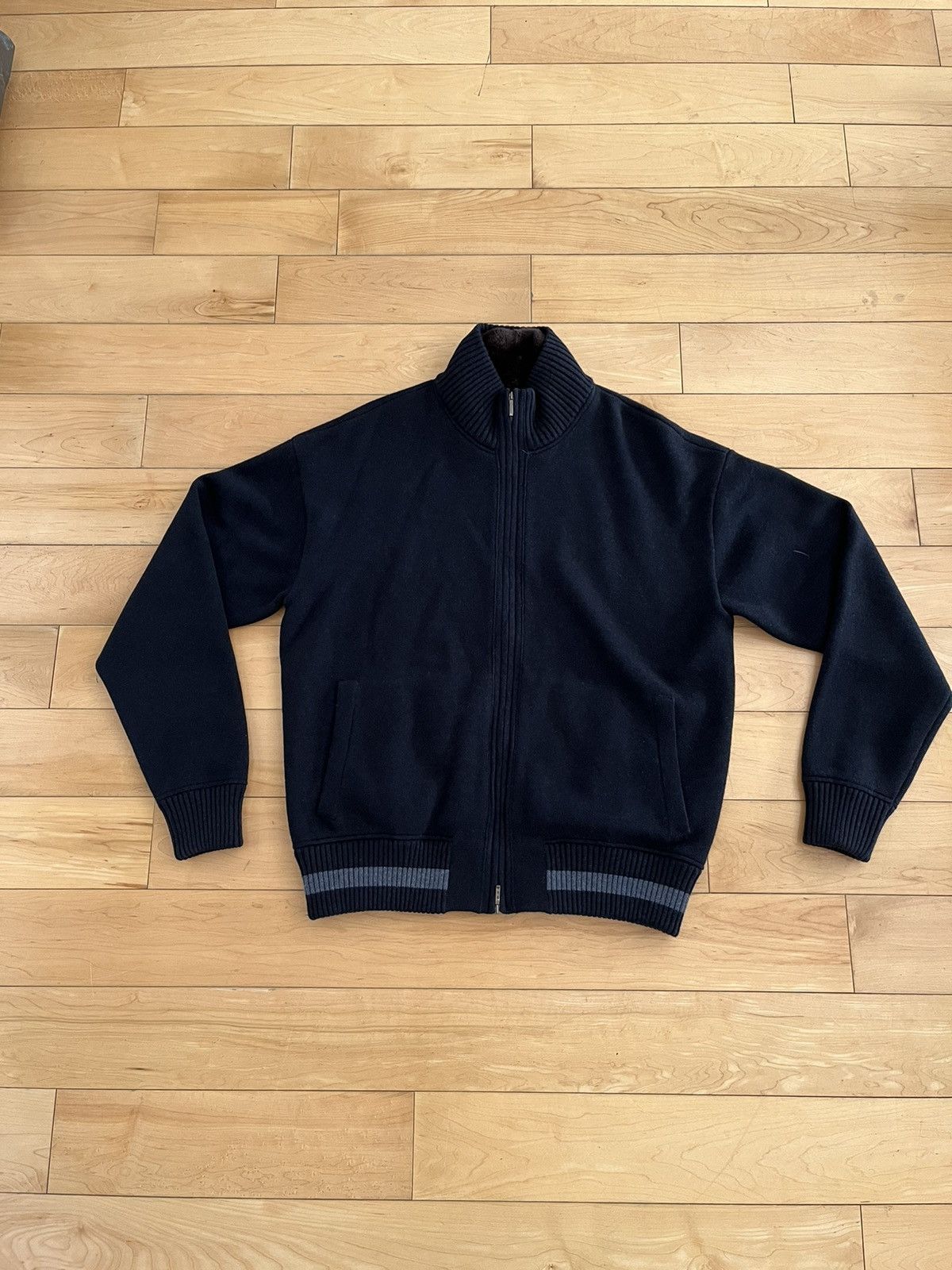 Loro Piana New - Loro Piana Granton Fur & Cashmere Bomber Jacket Size US M / EU 48-50 / 2 - 1 Thumbnail