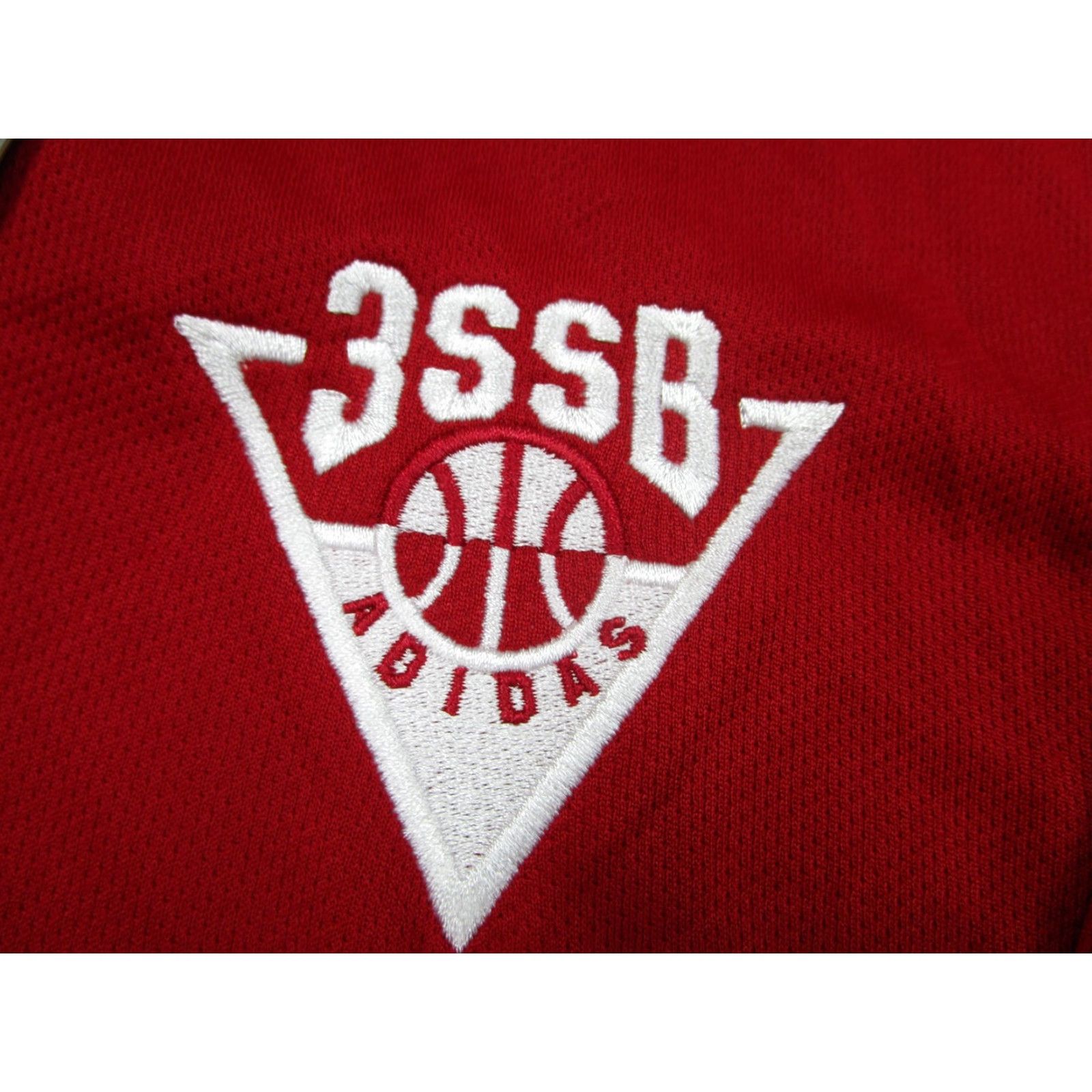 Adidas Adidas Polo Shirt Mens XL Red AEROREADY 3SSB Elite EYBL D1 Short Sleeve Embroidered Logo Basketball Shirt Size US XL / EU 56 / 4 - 4 Thumbnail