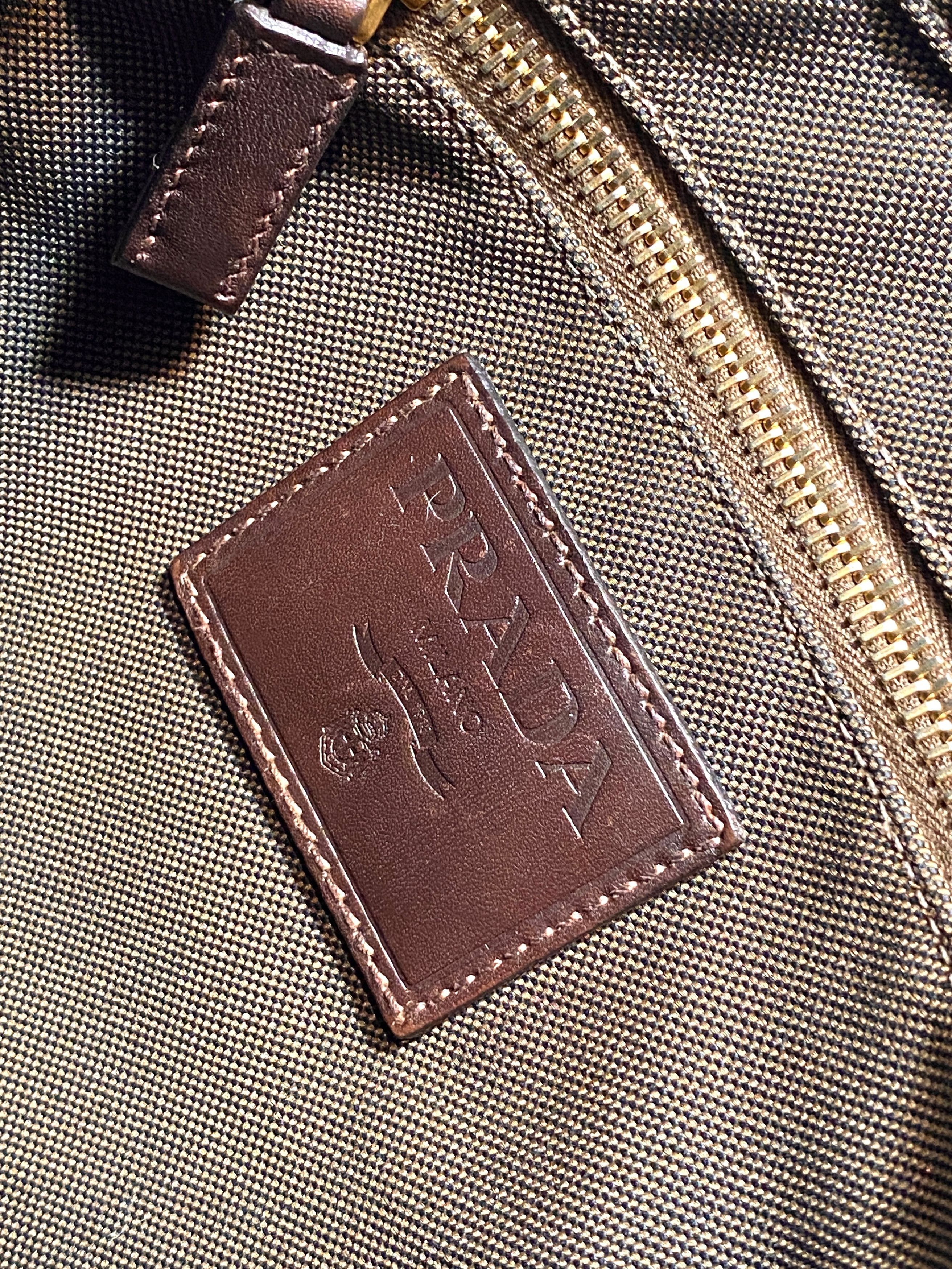 Prada Prada Canapa Jacquard Logo Belt Crossbody Shoulder Bag Y2K Size ONE SIZE - 10 Thumbnail