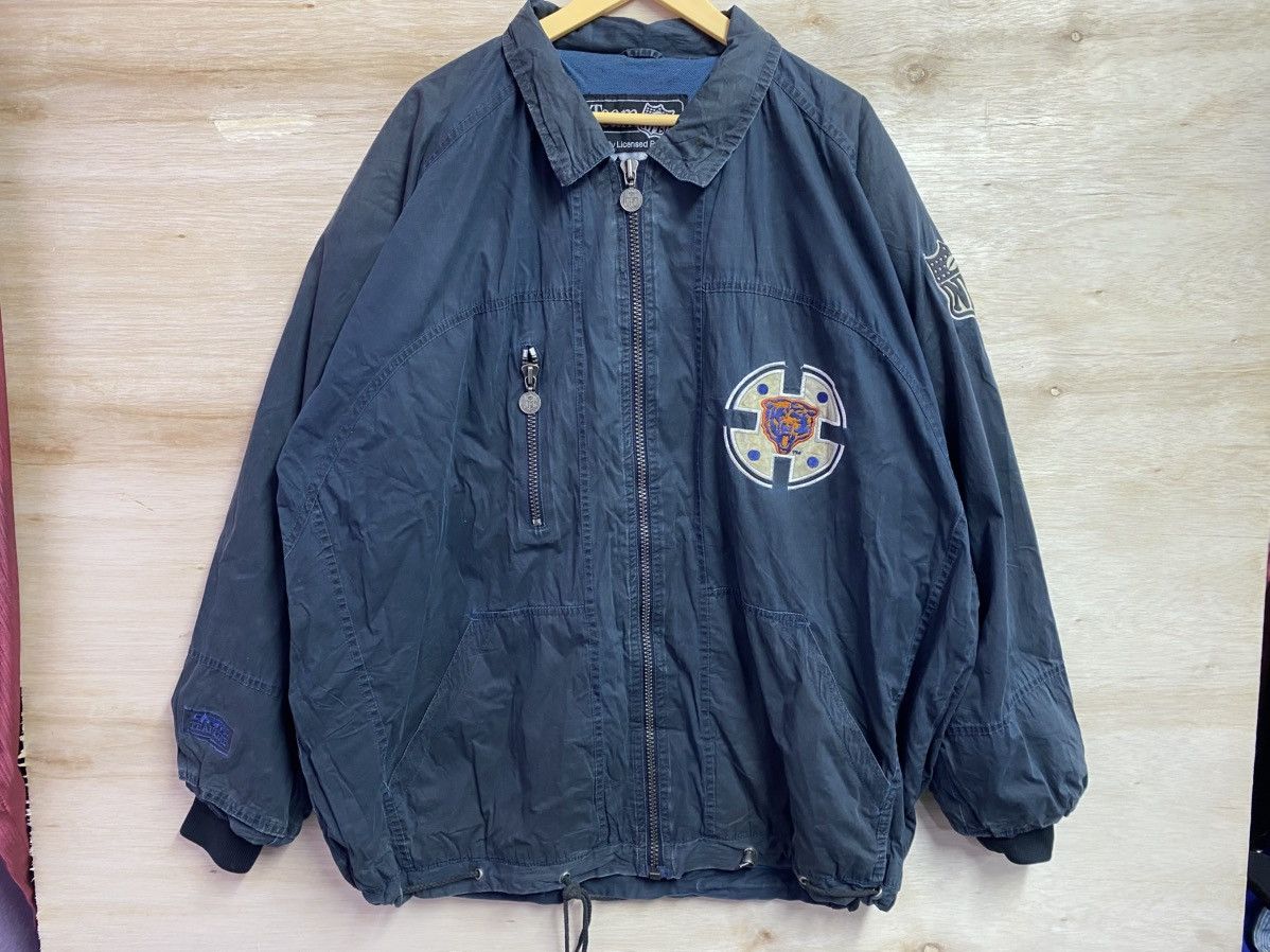 NFL Vintage NFL bears zipper ups jacket Size US XL / EU 56 / 4 - 1 Thumbnail