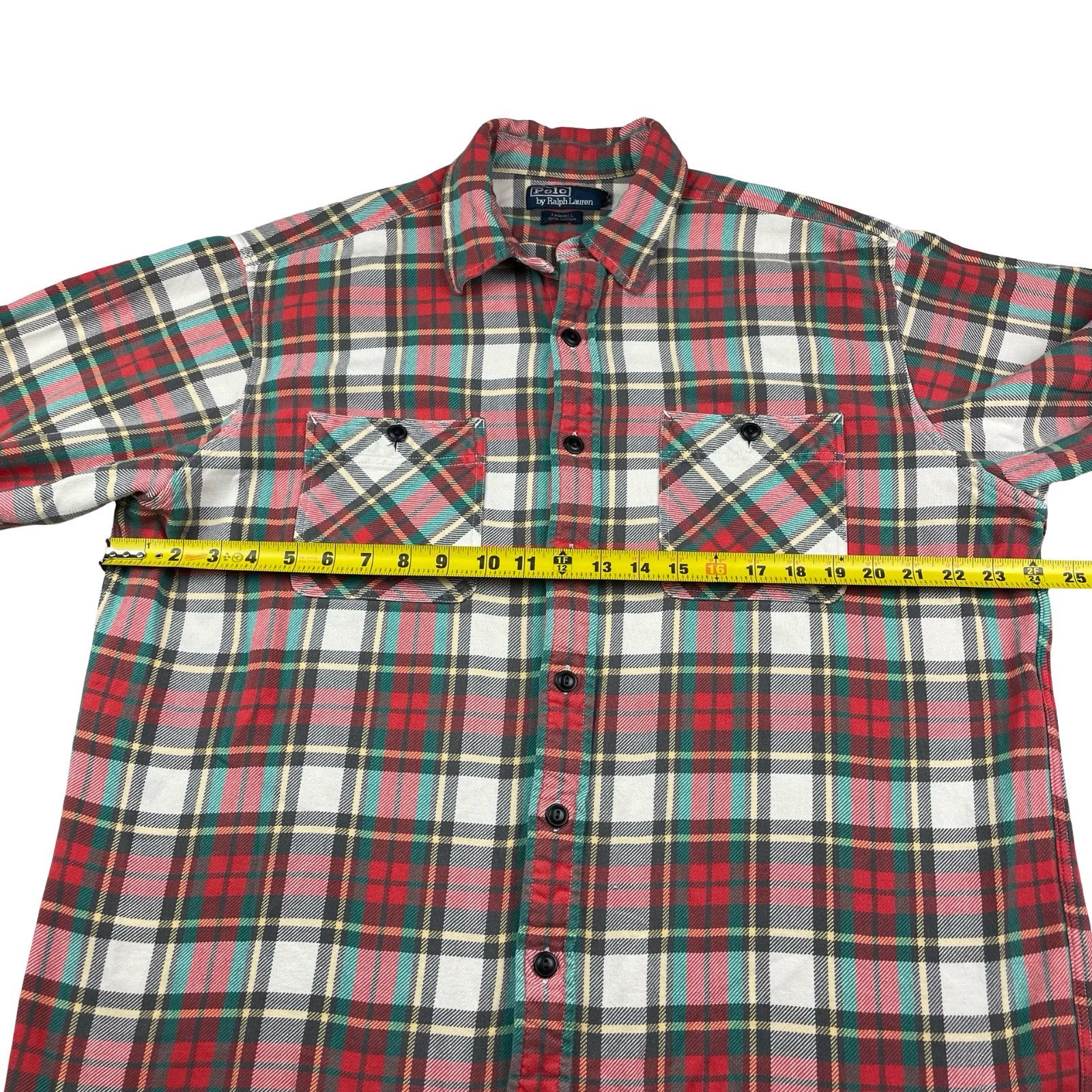 Polo Ralph Lauren VTG Polo Ralph Lauren Men's Farrell Heavy Twill Work Shirt R Size US XL / EU 56 / 4 - 6 Thumbnail