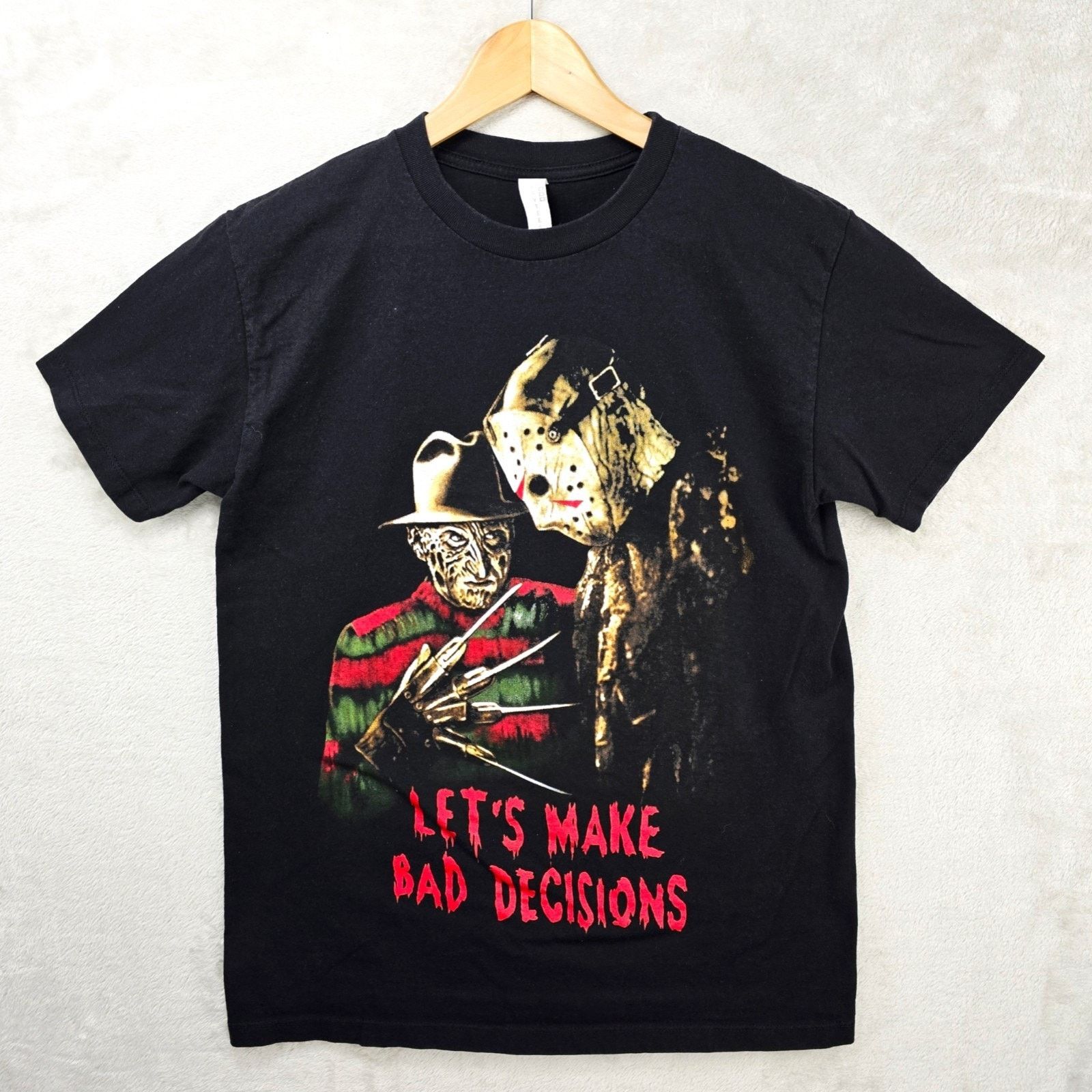 Other Freddy & Jason Shirt Mens Medium Black L Horror Movie Size US M / EU 48-50 / 2 - 1 Thumbnail