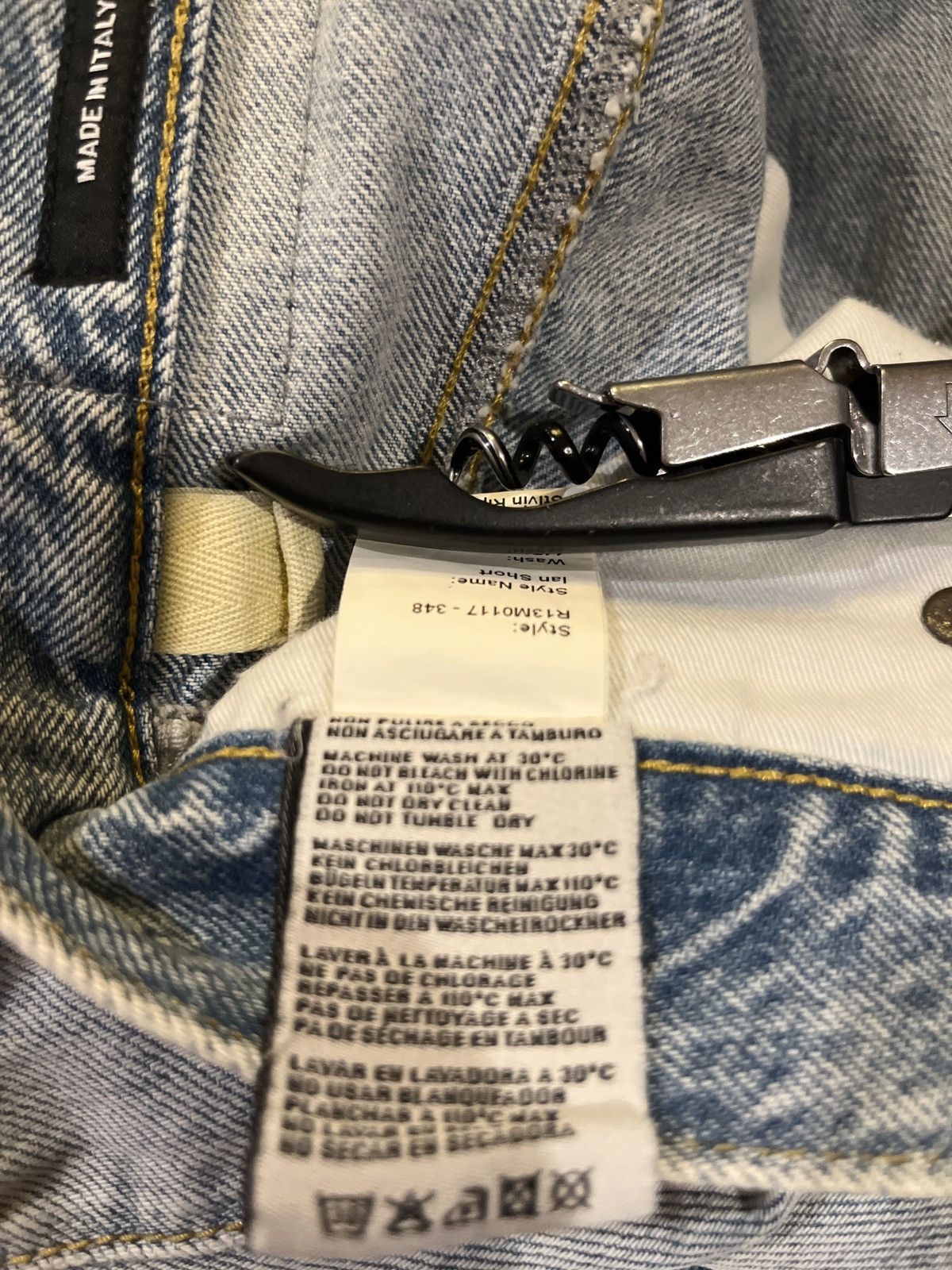 R13 R13 Distressed Denim Shorts 31 Size US 31 - 9 Thumbnail