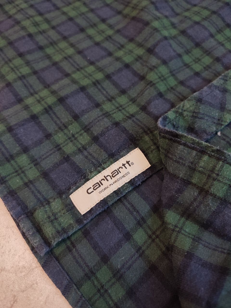 Carhartt Carhartt WIP regular shirt green navy cage print M size Size US M / EU 48-50 / 2 - 7 Thumbnail