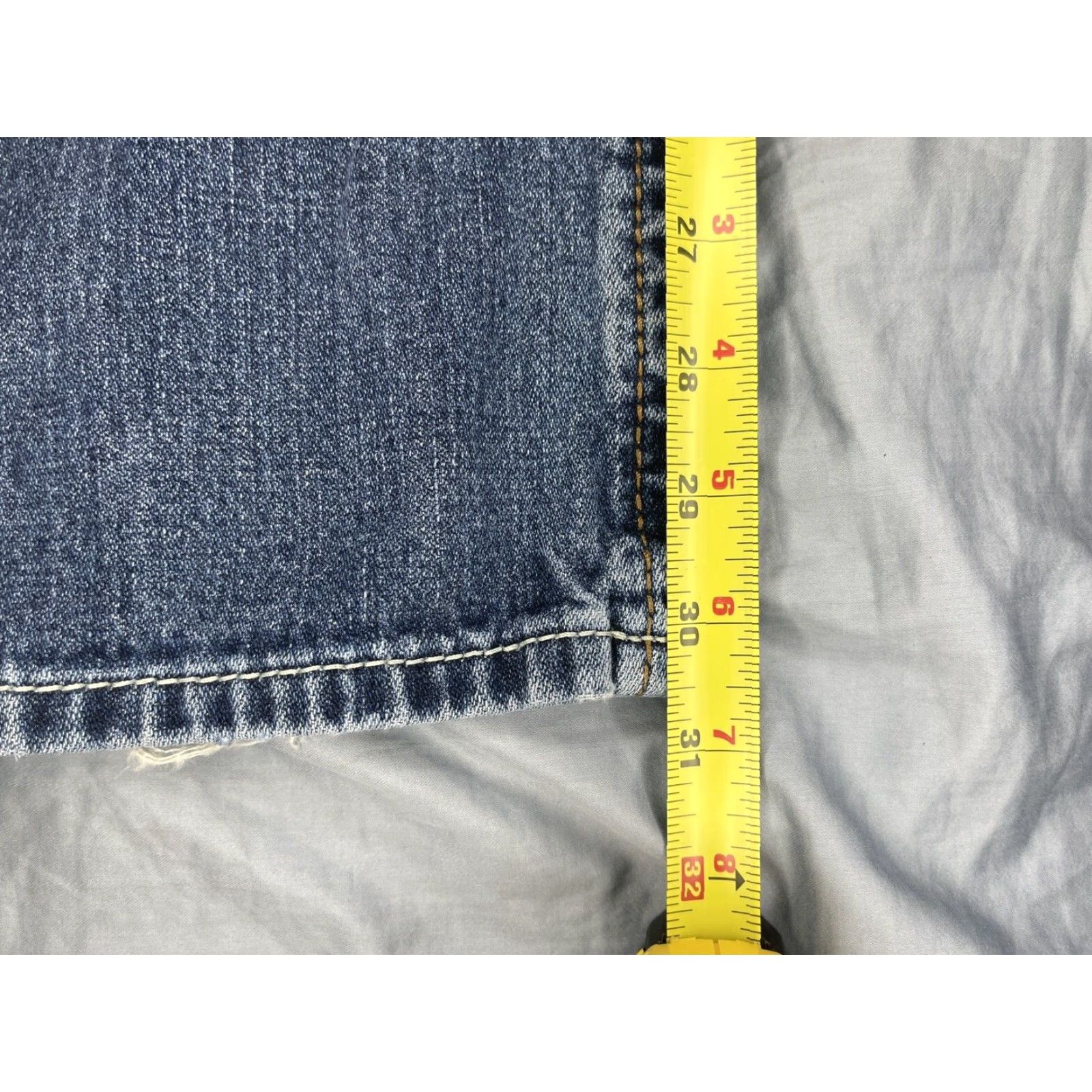 Ariat Ariat M4 Low Rise Boot Jeans 5-Pocket Denim Size 30x30.5 Mens Blue Embroidered Pocket Belt Loops Logo Western Cowboy Regular Fit Size US 30 / EU 46 - 7 Thumbnail