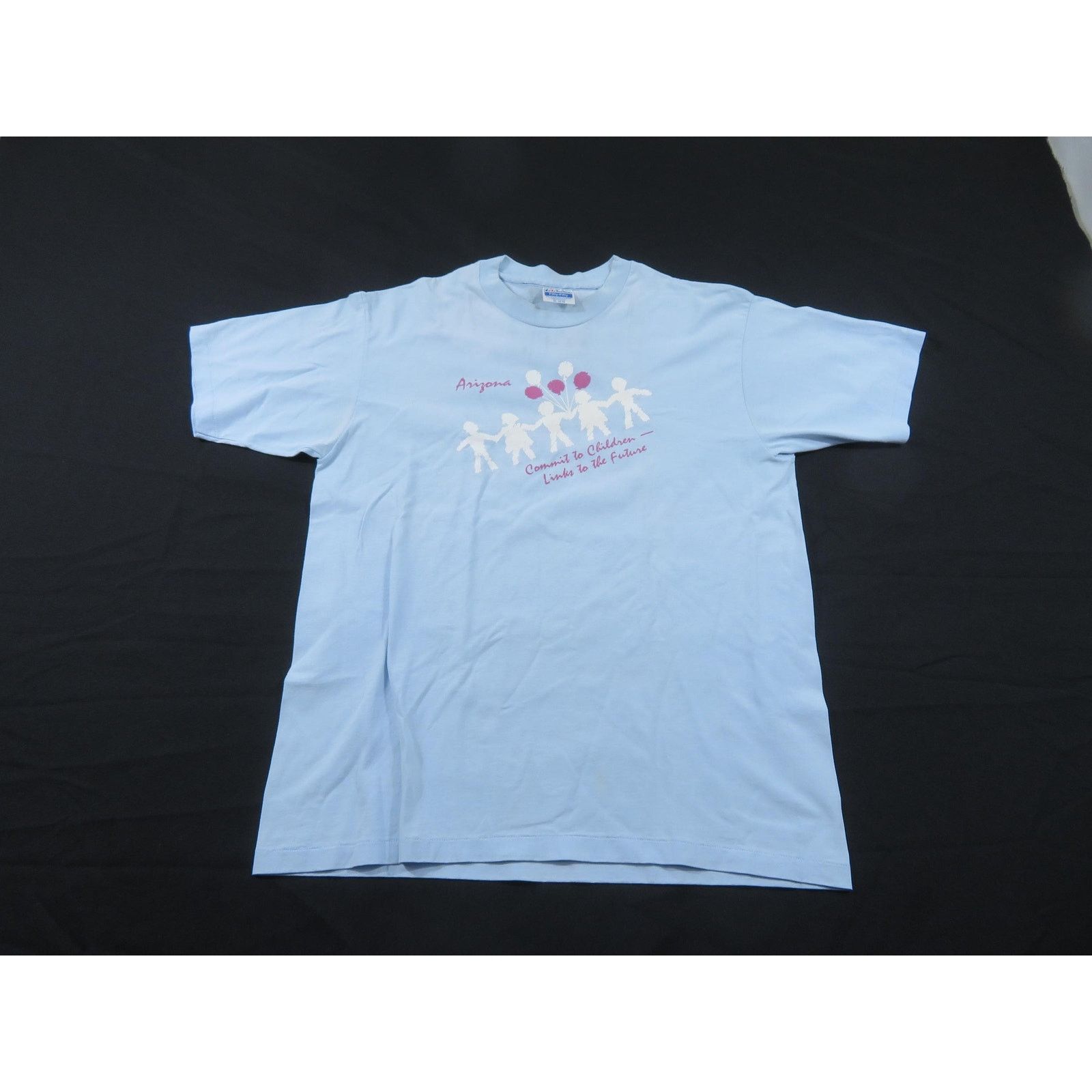 Hanes Arizona Commit to Children Links to Future T-Shirt XL 1980s Size US XL / EU 56 / 4 - 1 Thumbnail